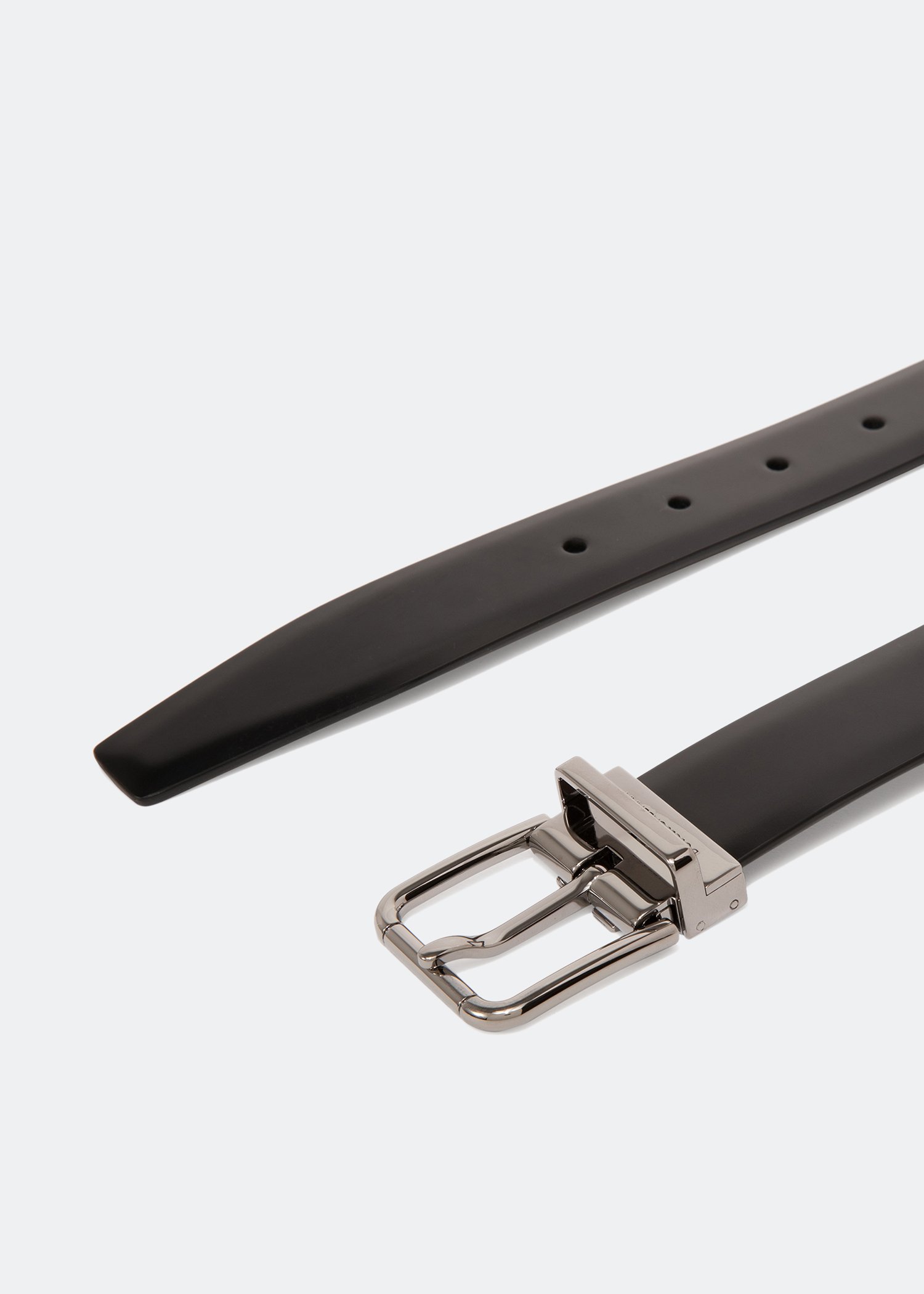 

Brushed calfskin belt, Black