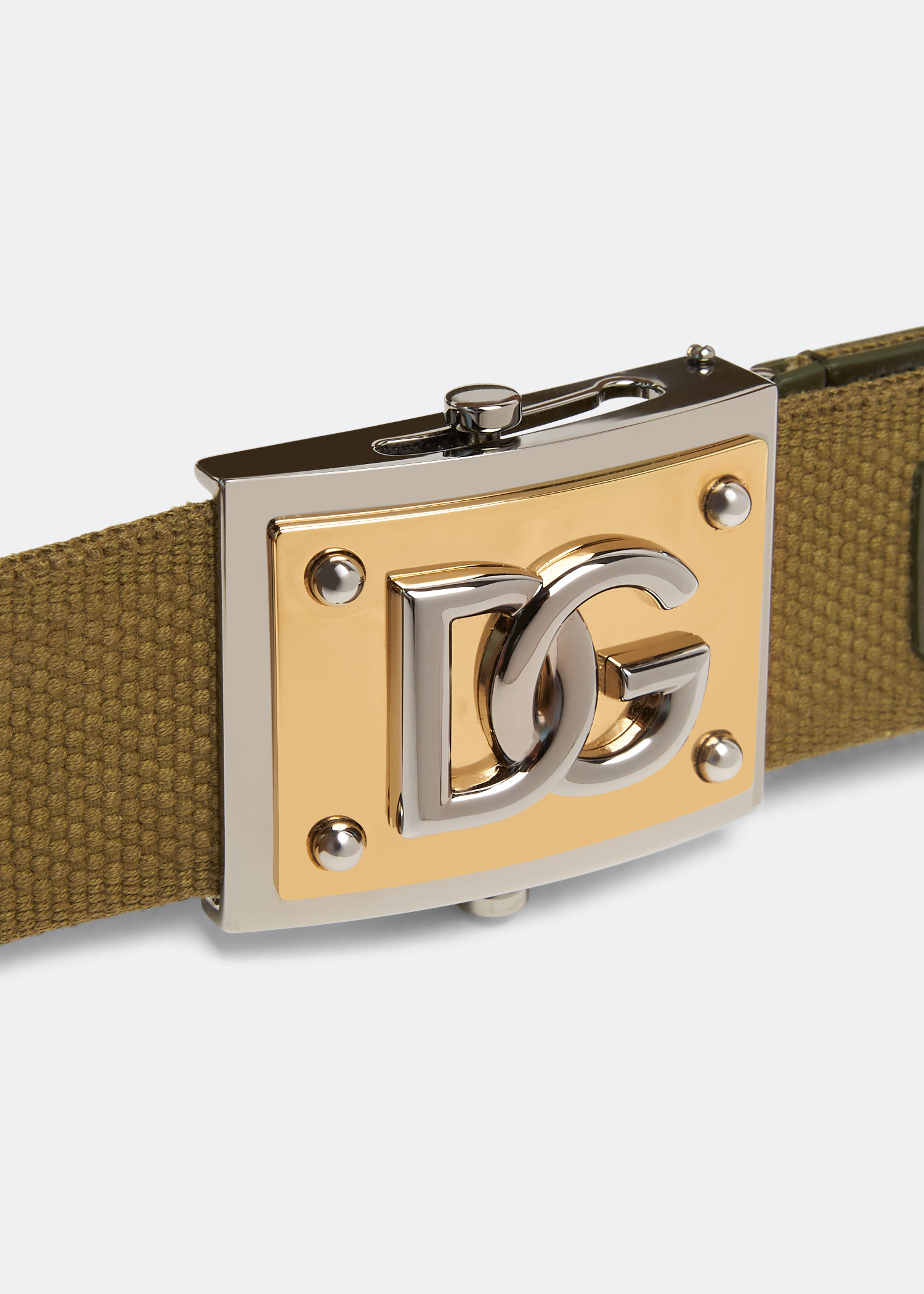 

Tape logo belt, Green