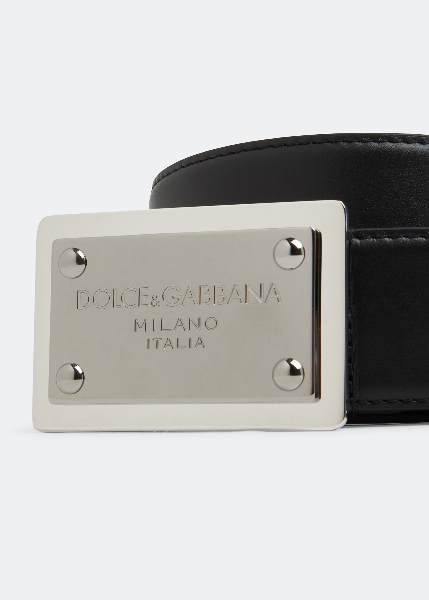 

Calfskin belt, Black