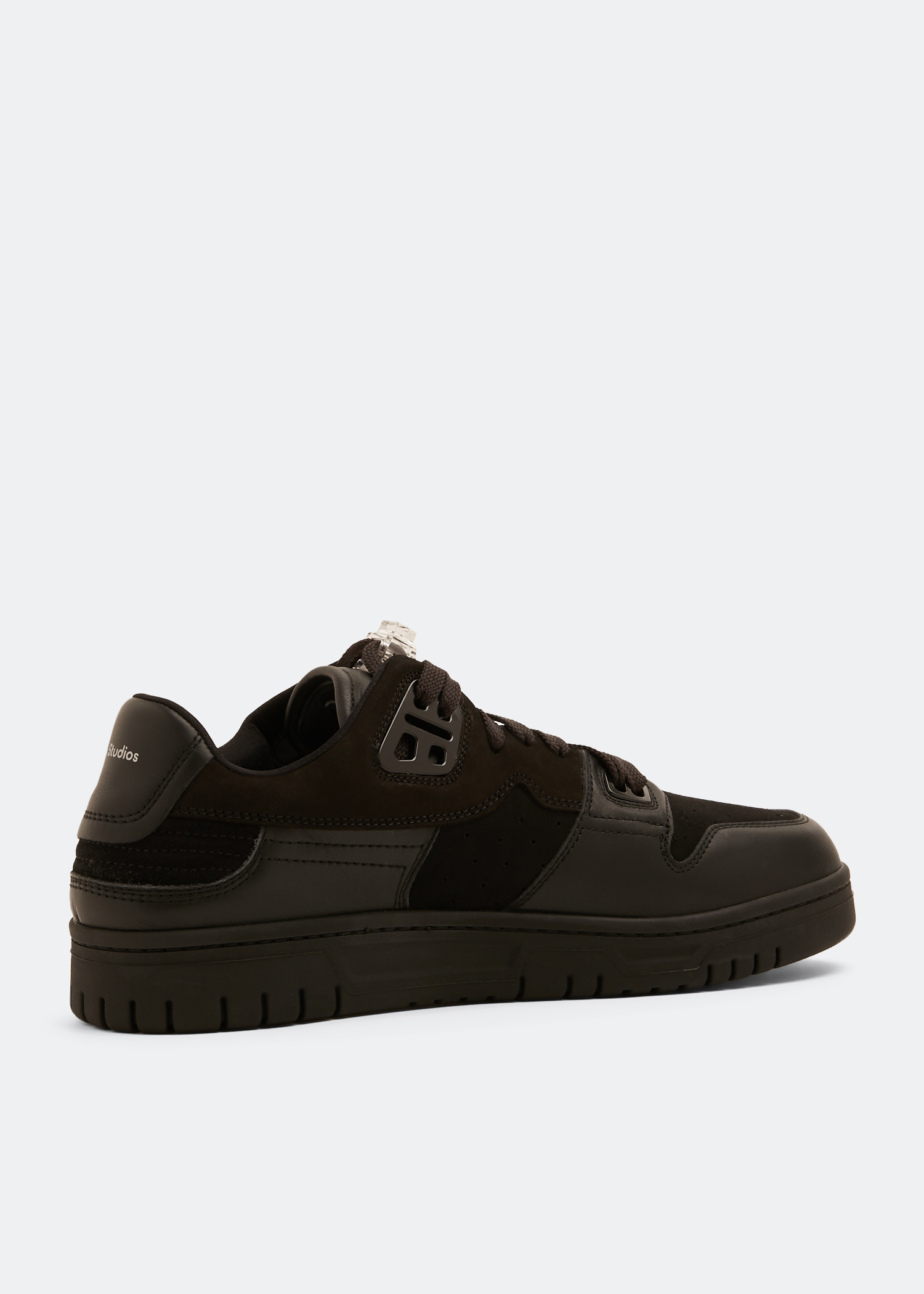 Acne Studios Suede low-top sneakers for Men - Black in KSA | Level 