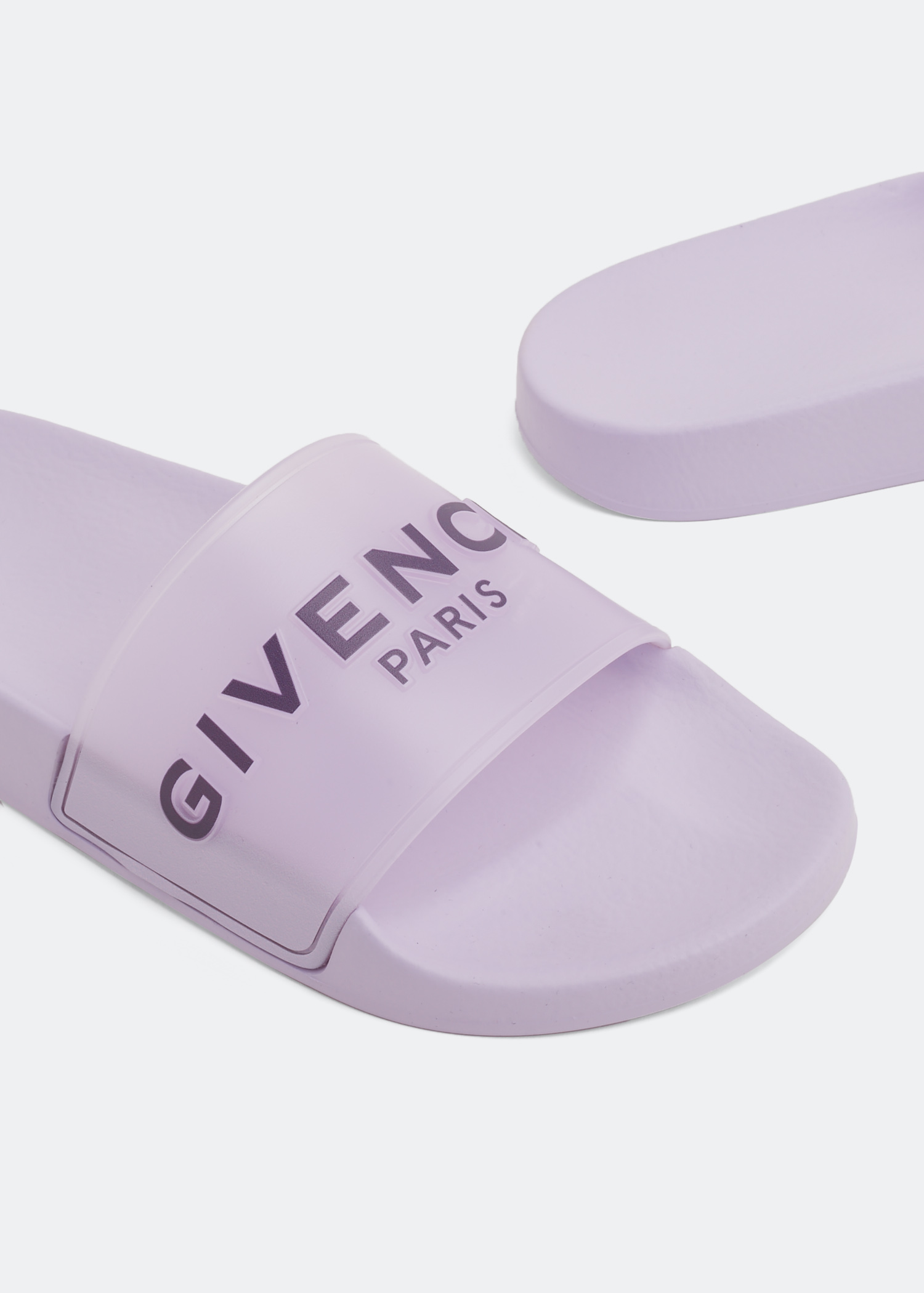 

Givenchy Paris rubber slides, Purple