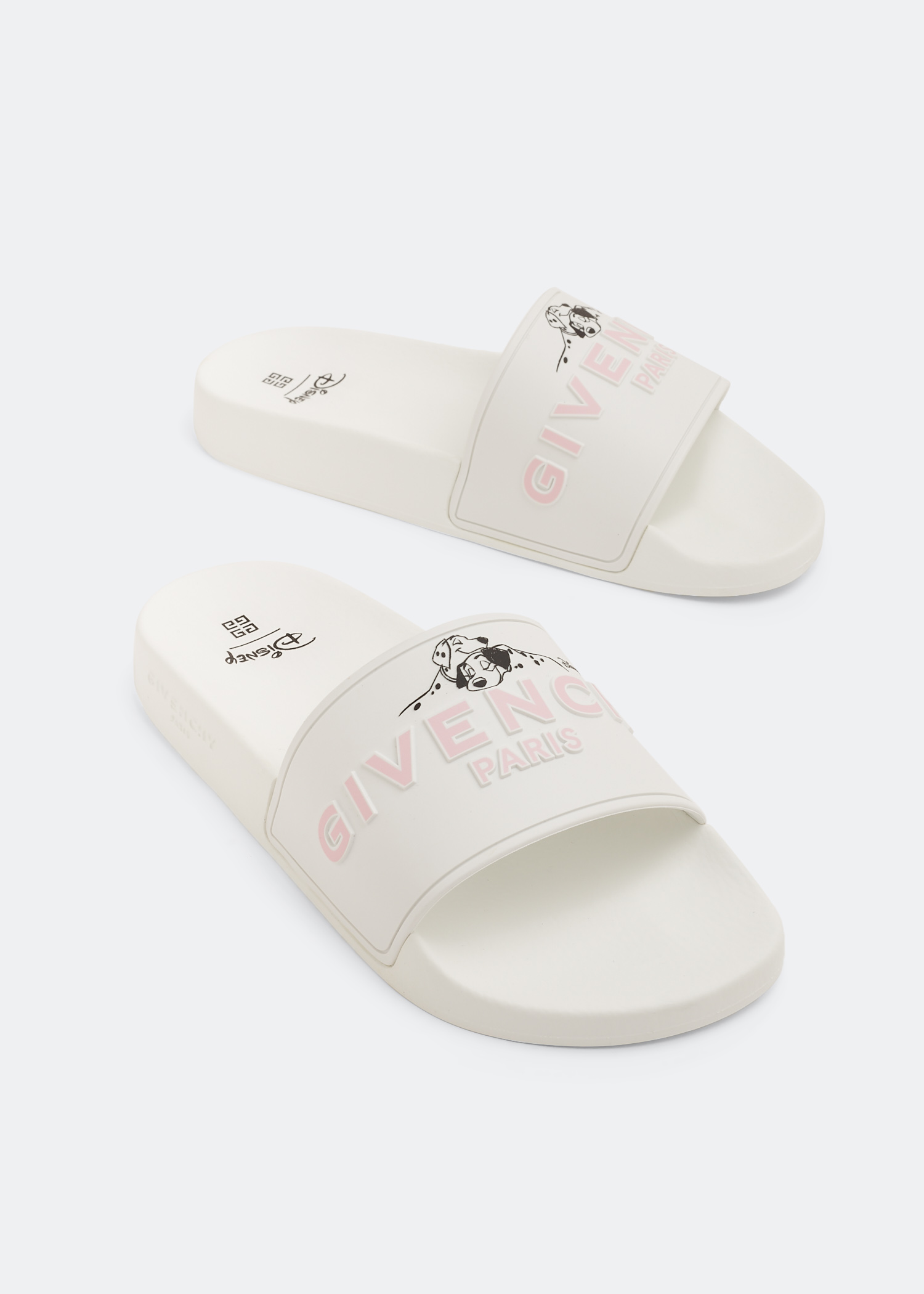 

x Disney rubber slides, White