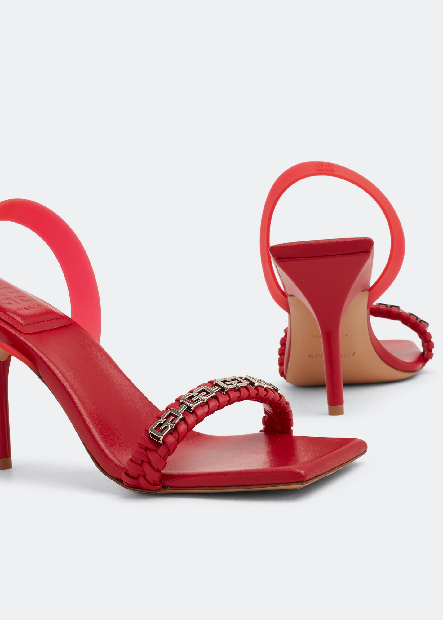 

G woven sandals, Red