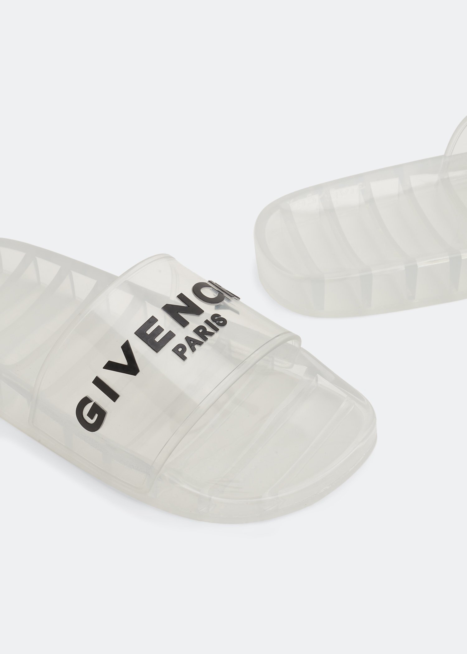 

Givenchy Paris rubber slides, Neutral