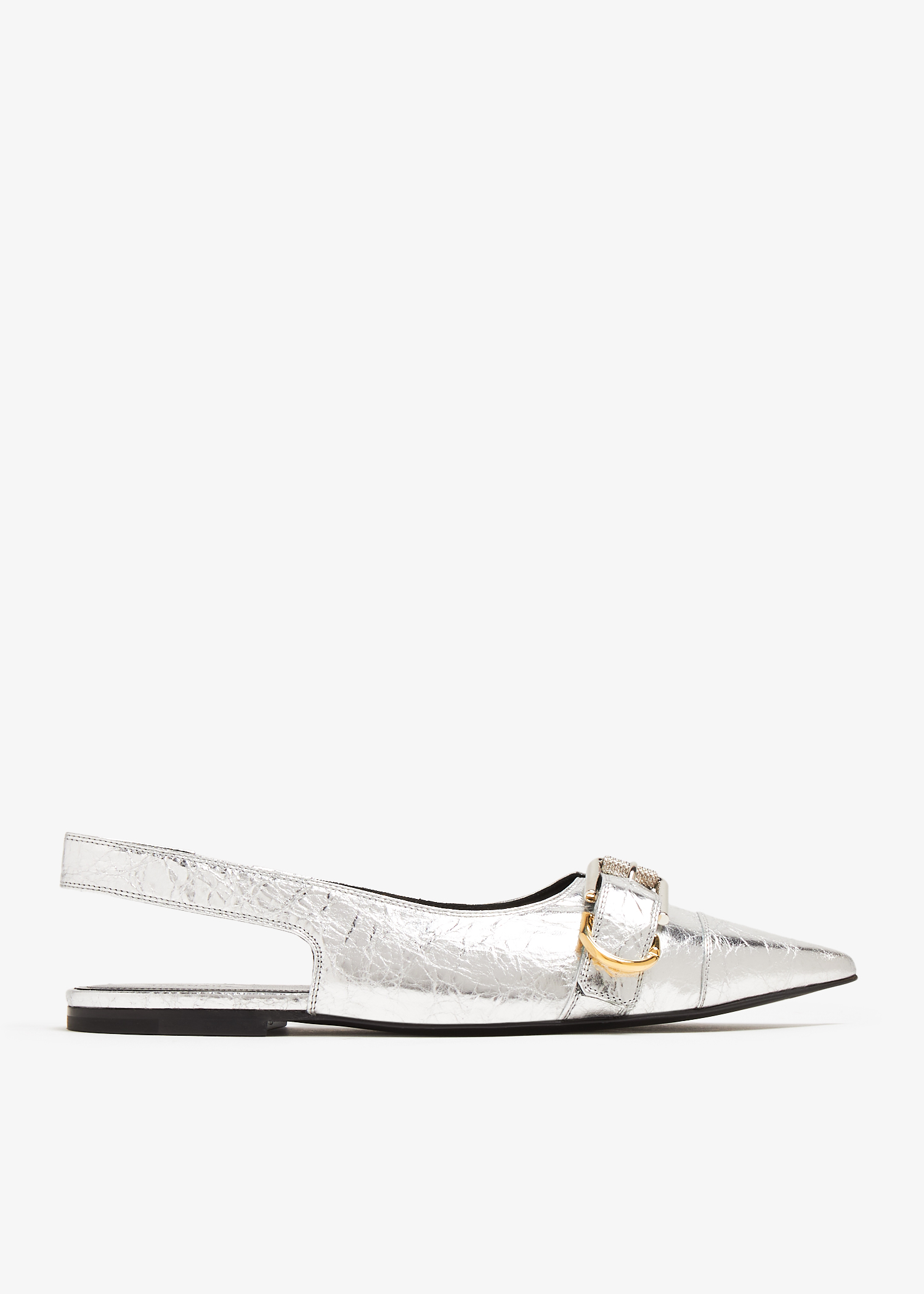 

Voyou slingback flats, Silver