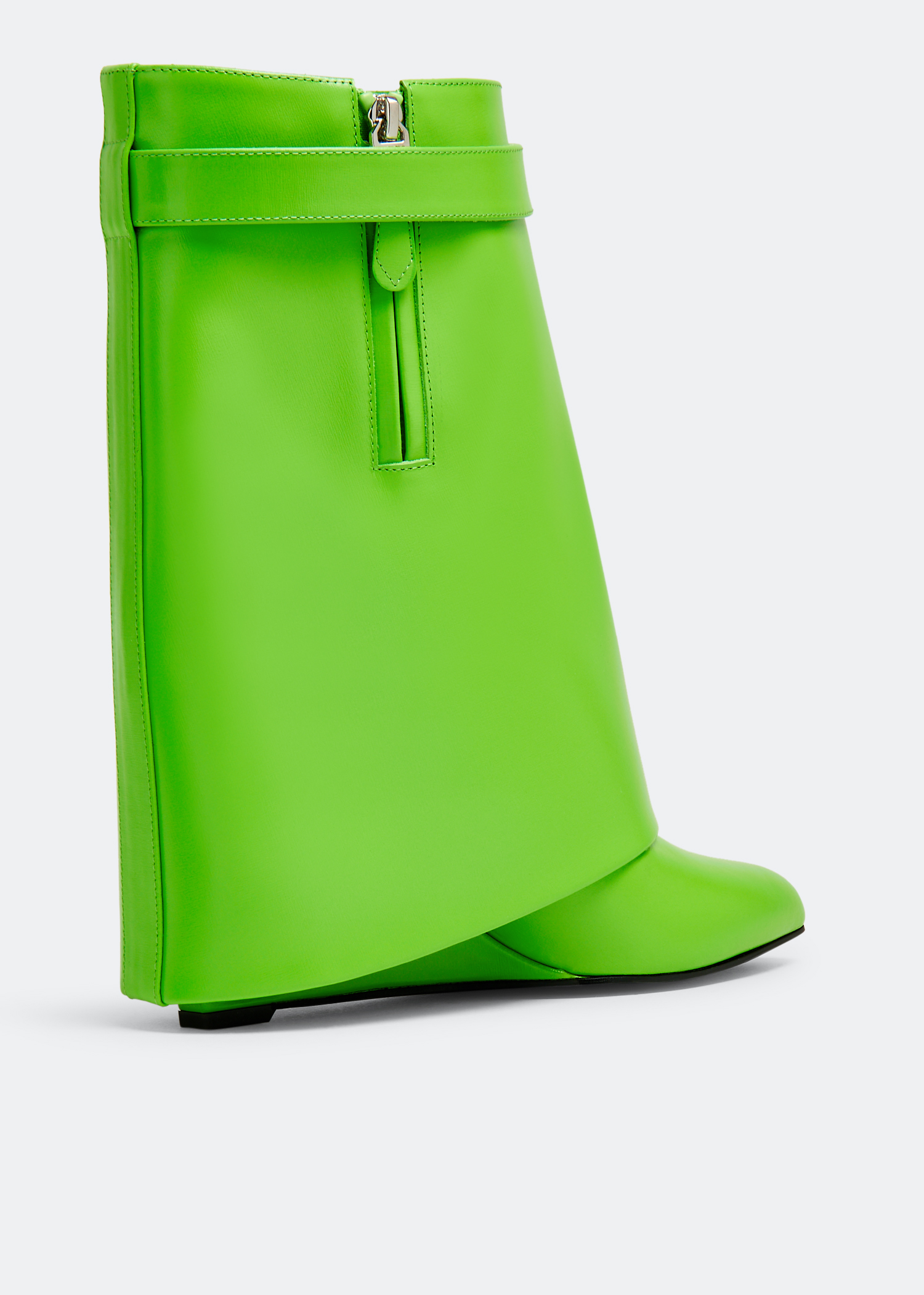 Givenchy Shark Lock ankle boots for Women Green in KSA Level Shoes