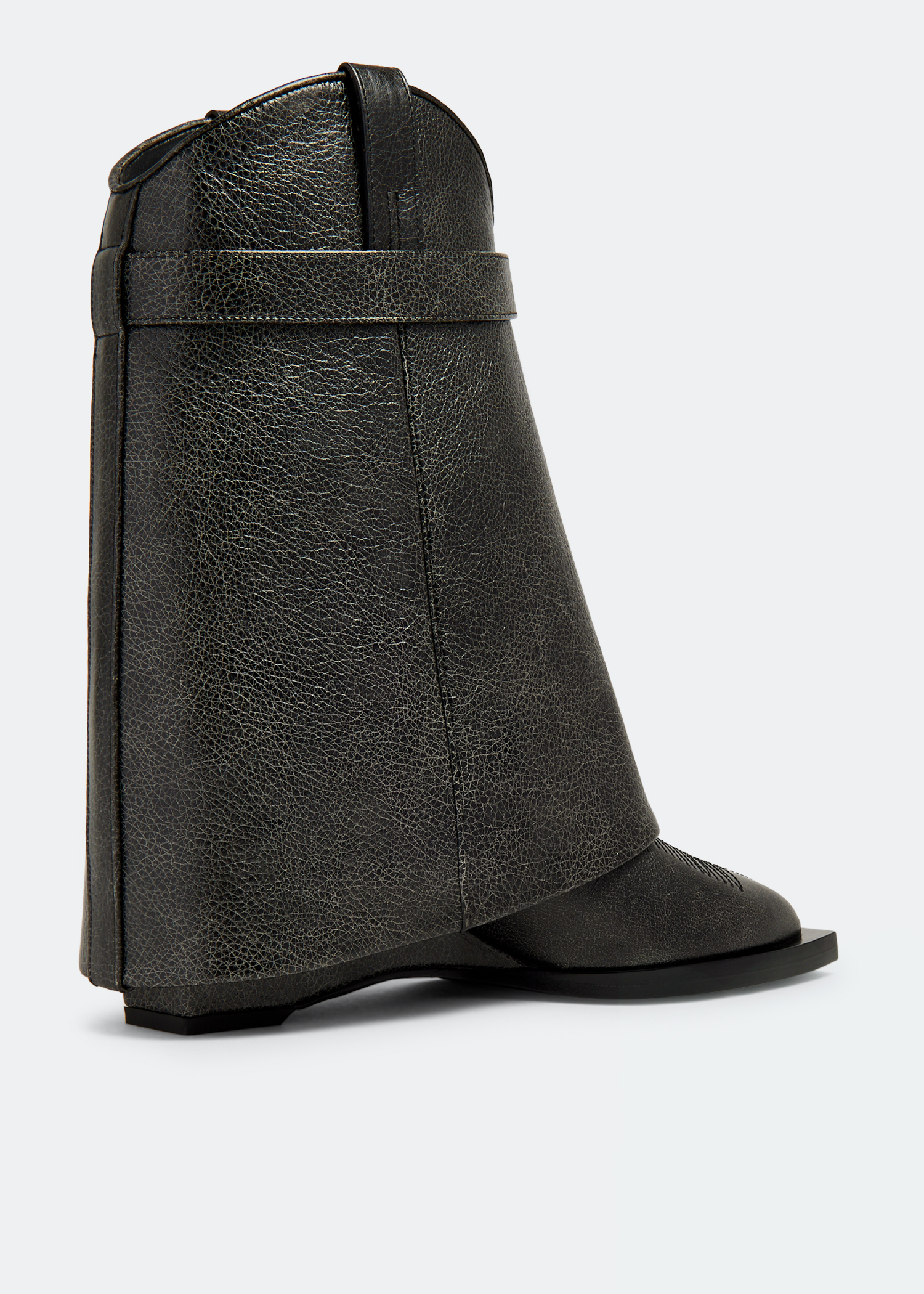 Givenchy suede shark hot sale lock boots