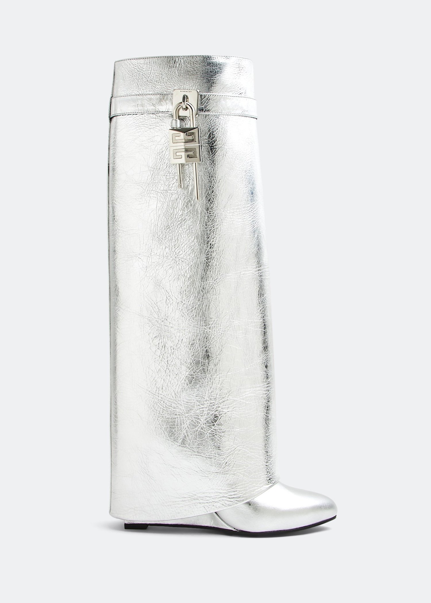 

Shark Lock pant boots, Silver