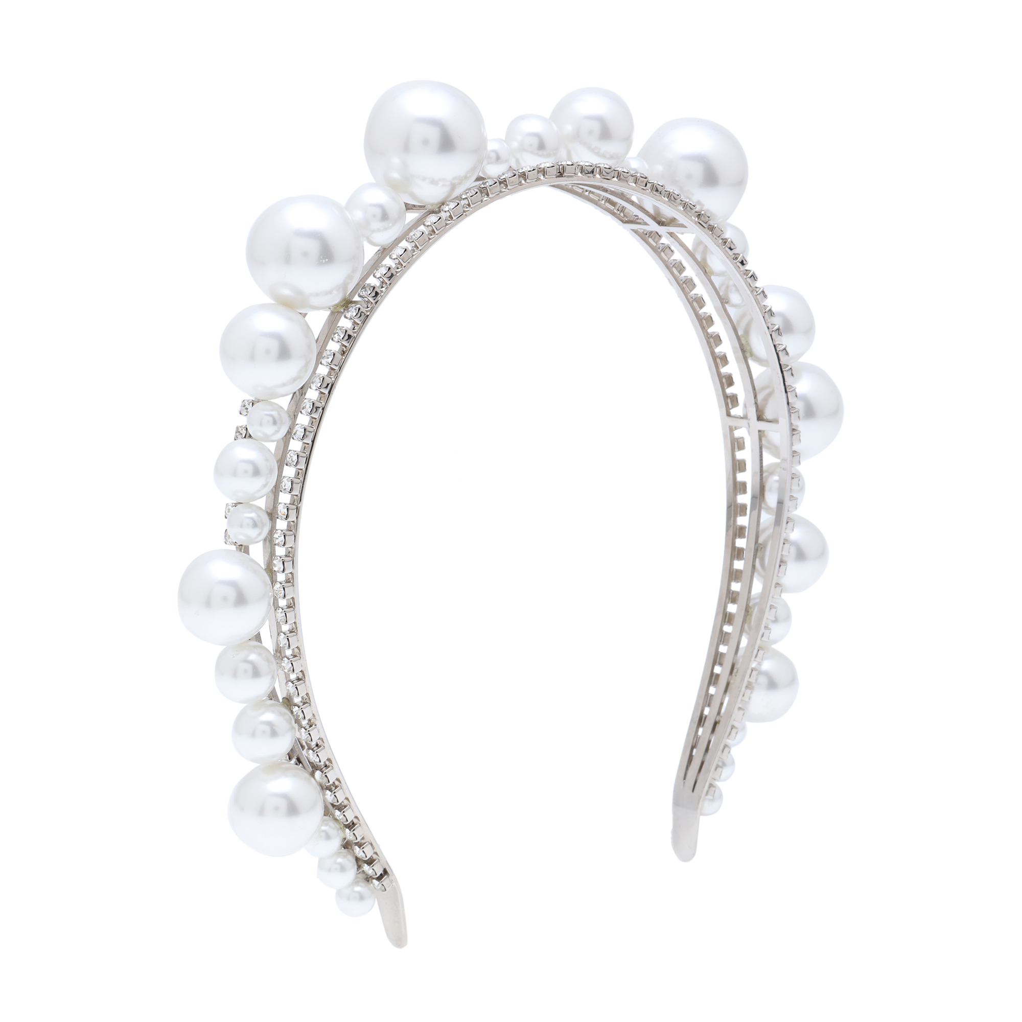 Givenchy Ariana headband for Women - Silver in UAE | Level Shoes