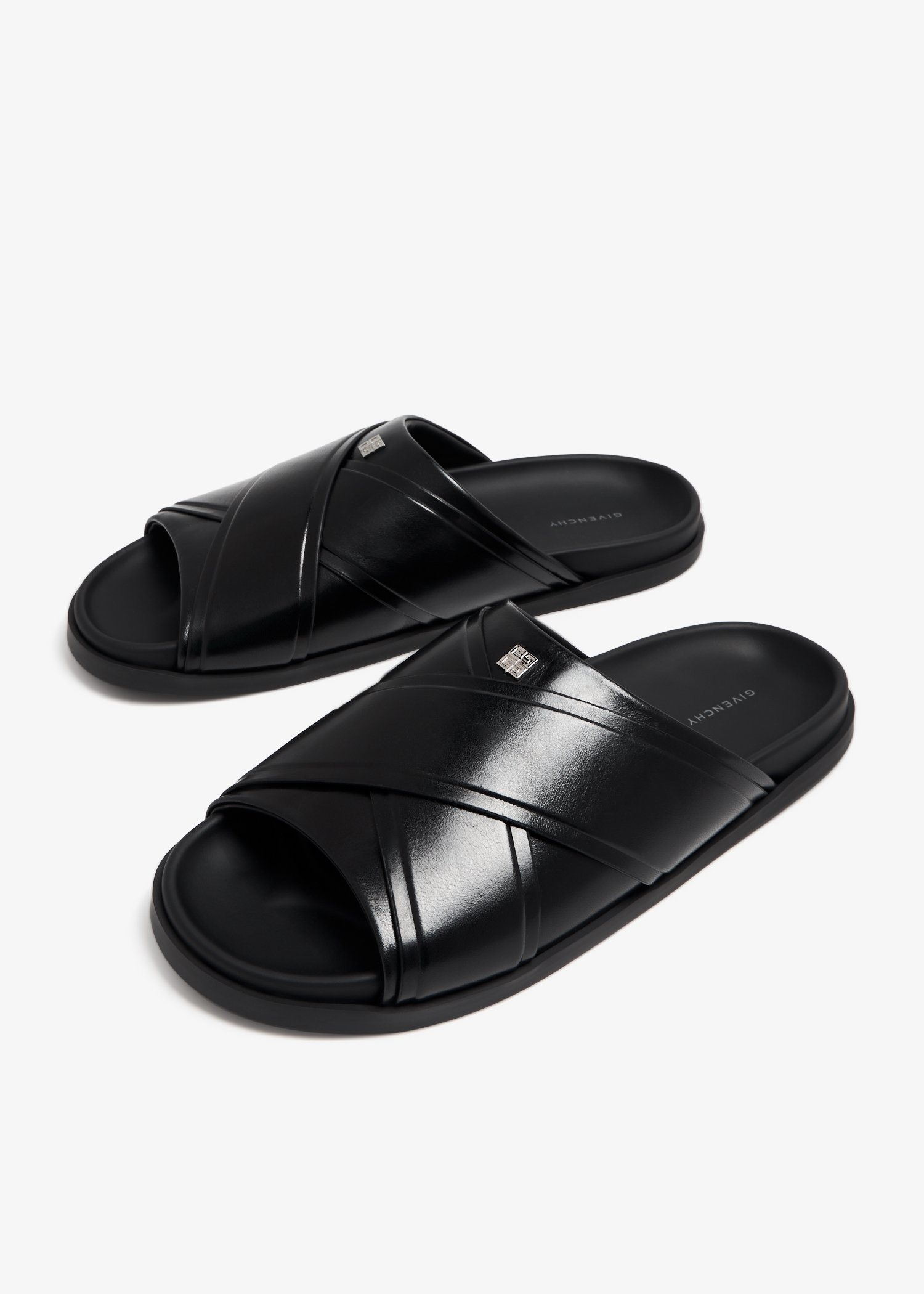 Givenchy 4g discount crossed leather sandals