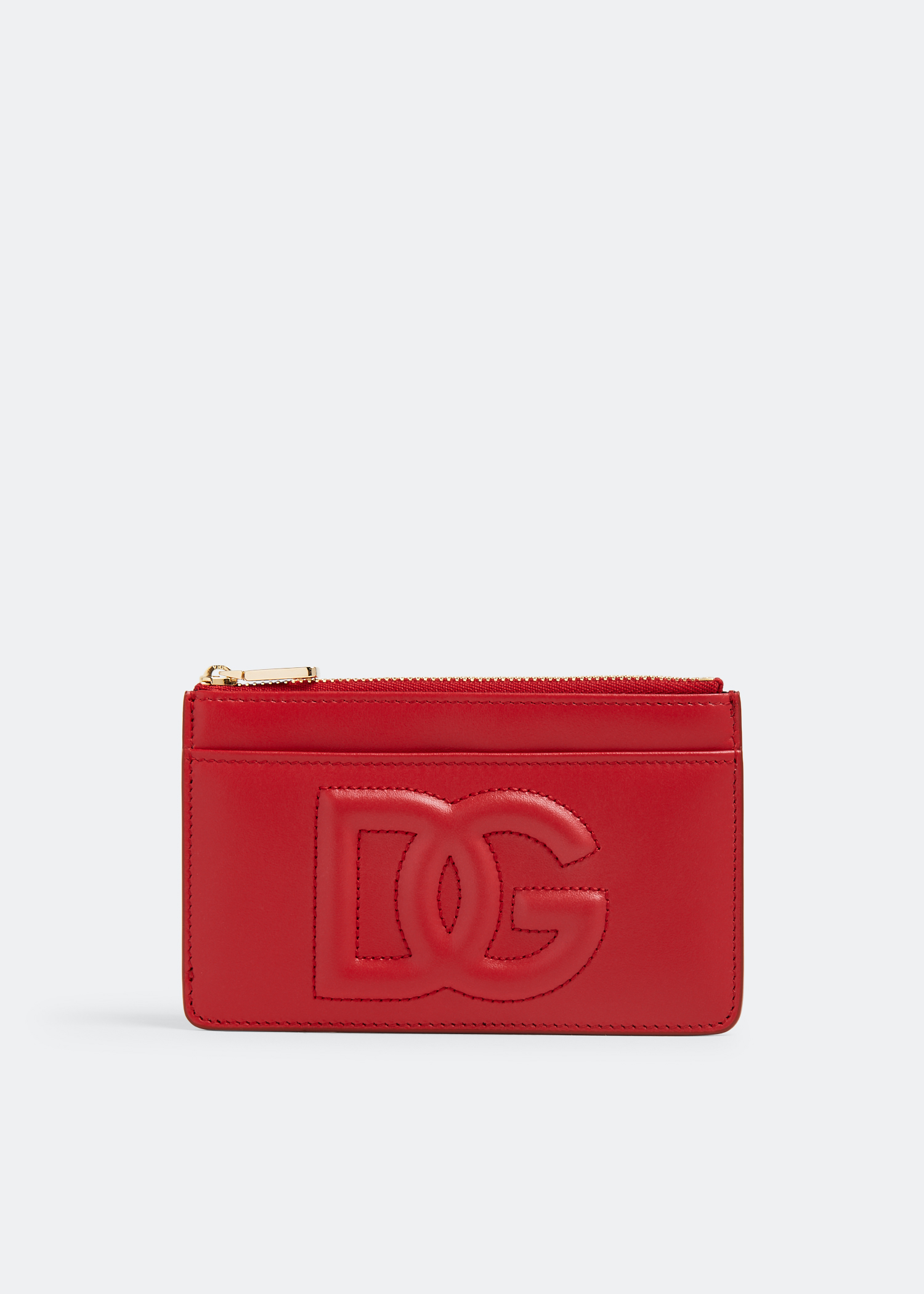 

Medium DG logo card holder, Red