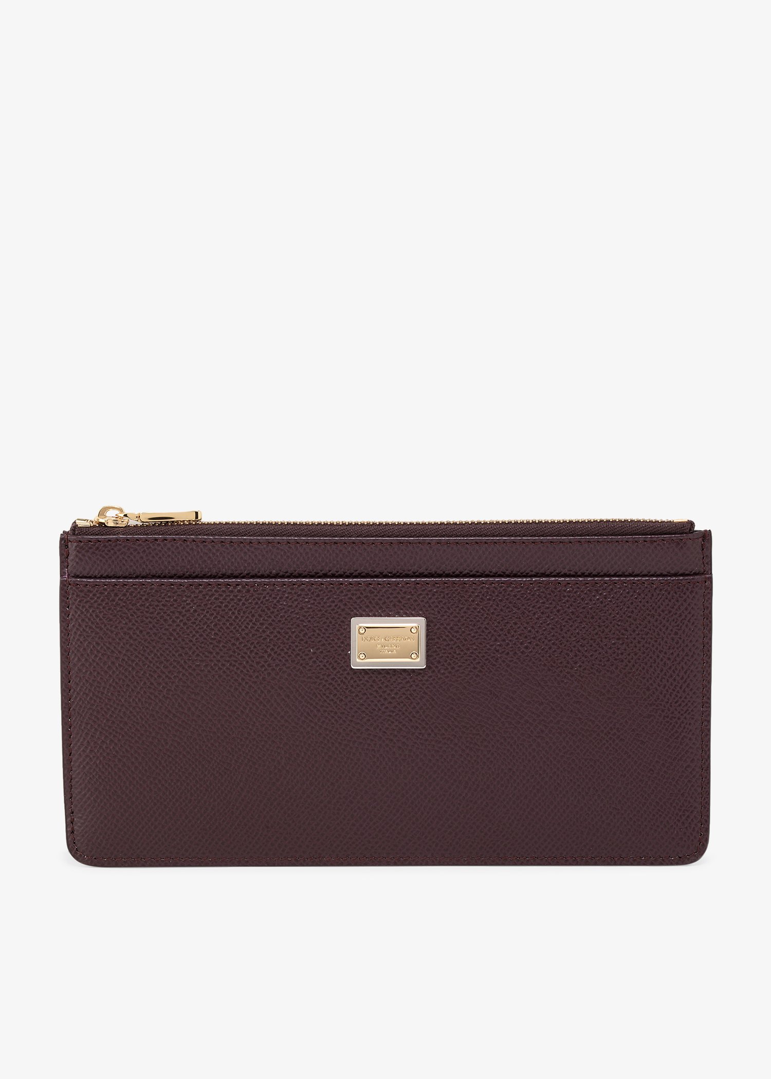 

Dauphine zipped cardholder, Burgundy