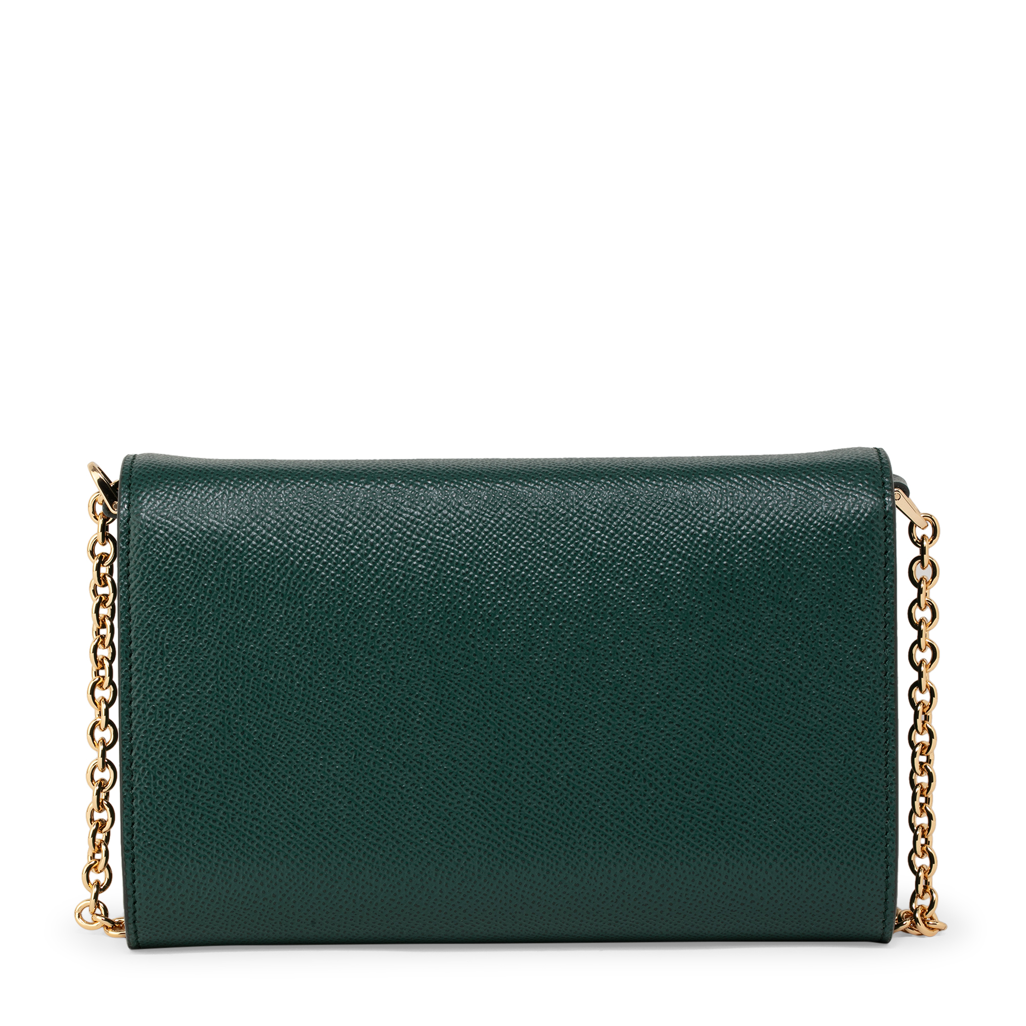 

Crystal-embellished logo bag, Green