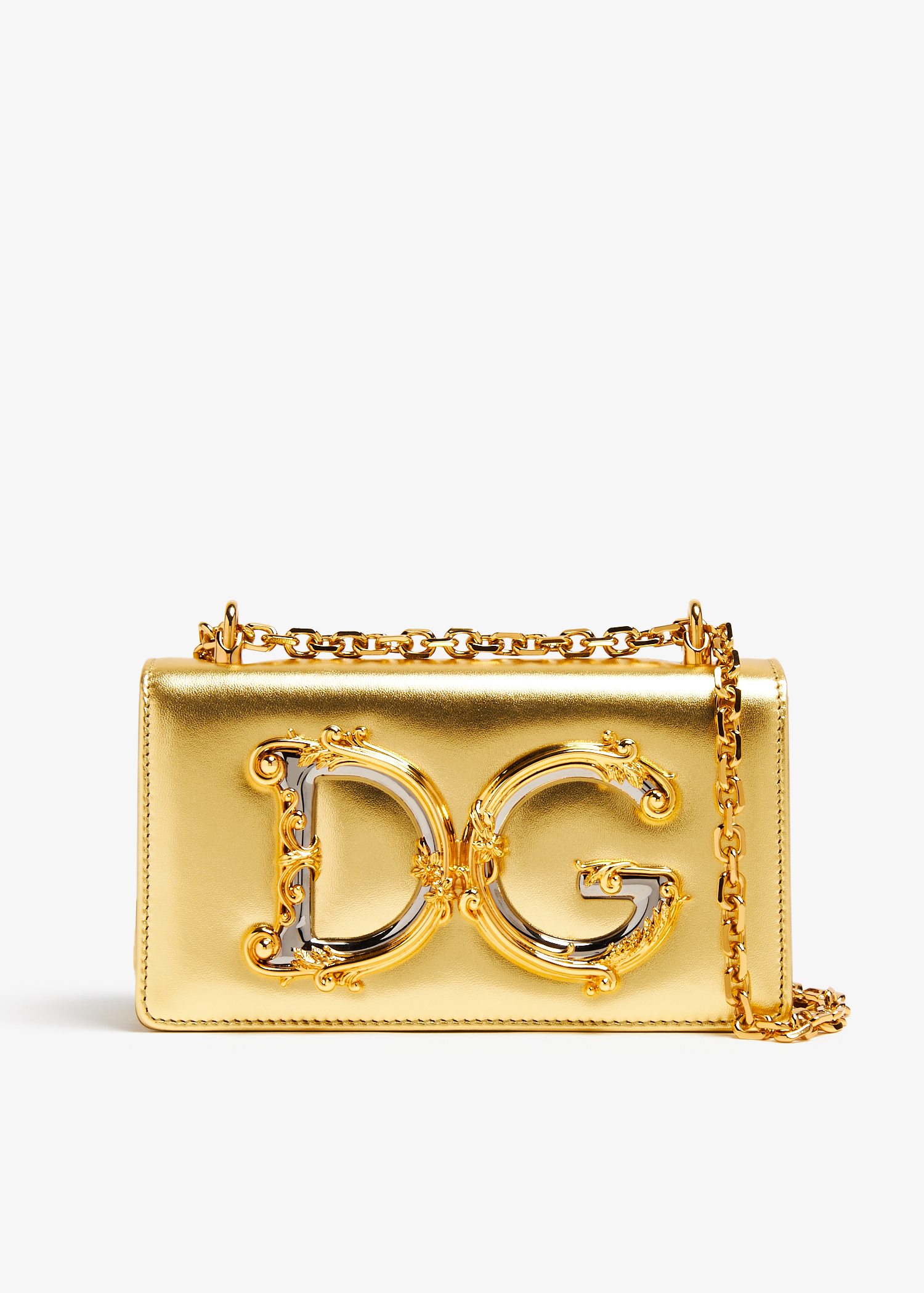 

DG Girls phone bag, Gold