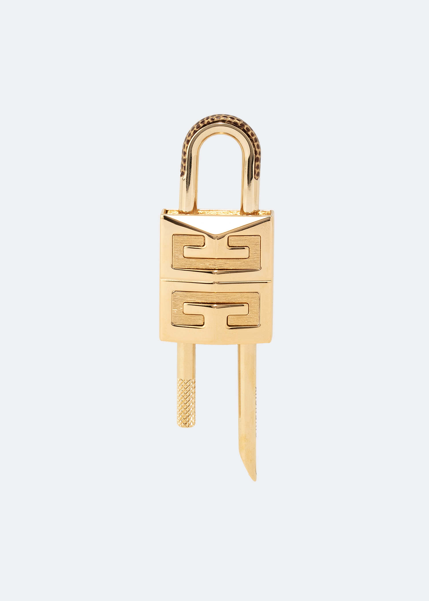 

Small 4G padlock keyring, Gold