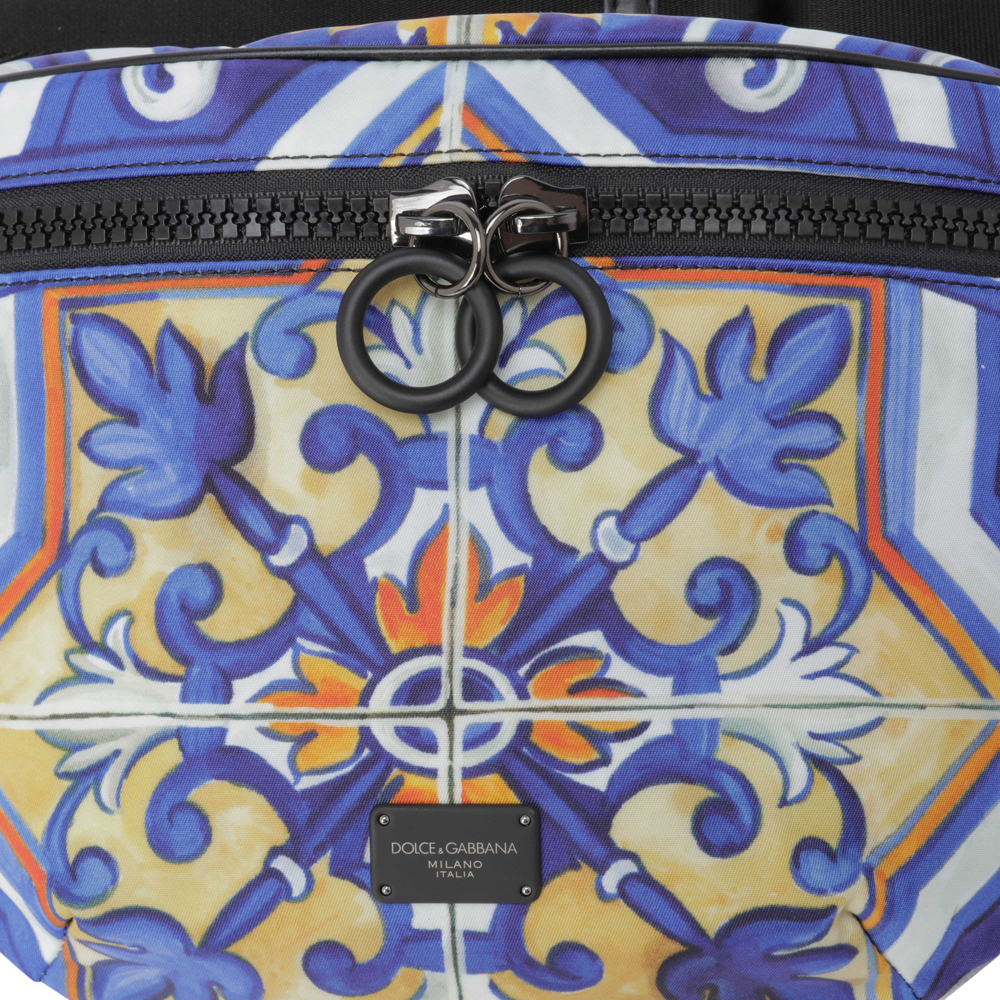 

Maiolica printed belt bag, Multi-coloured