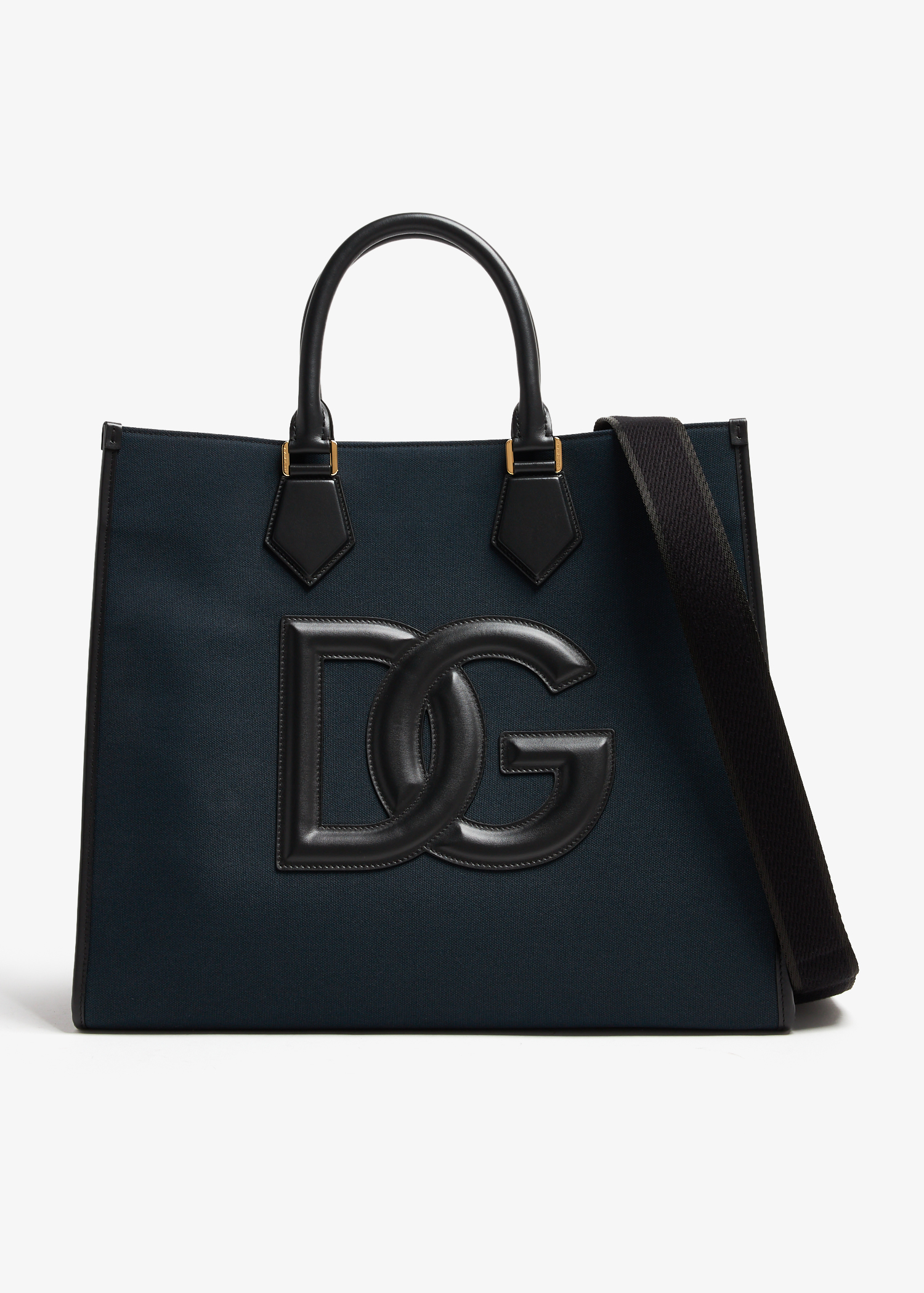 

DG canvas shopper tote bag, Black