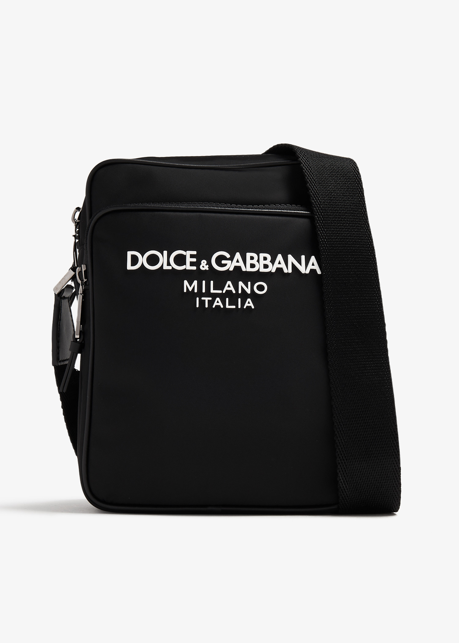 Dolce&Gabbana Logo nylon crossbody bag for Men - Black in UAE