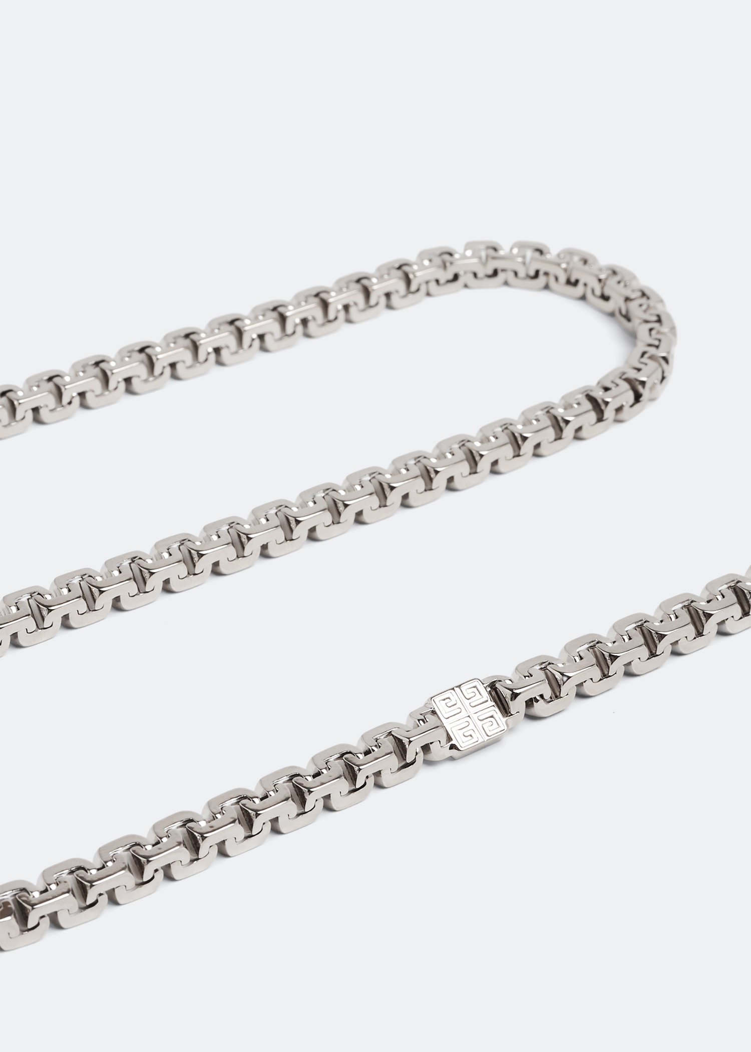 

4G long chain necklace, Silver