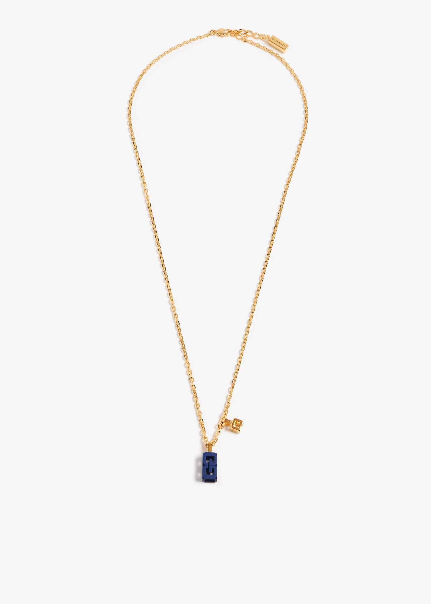 

G Cube necklace, Gold