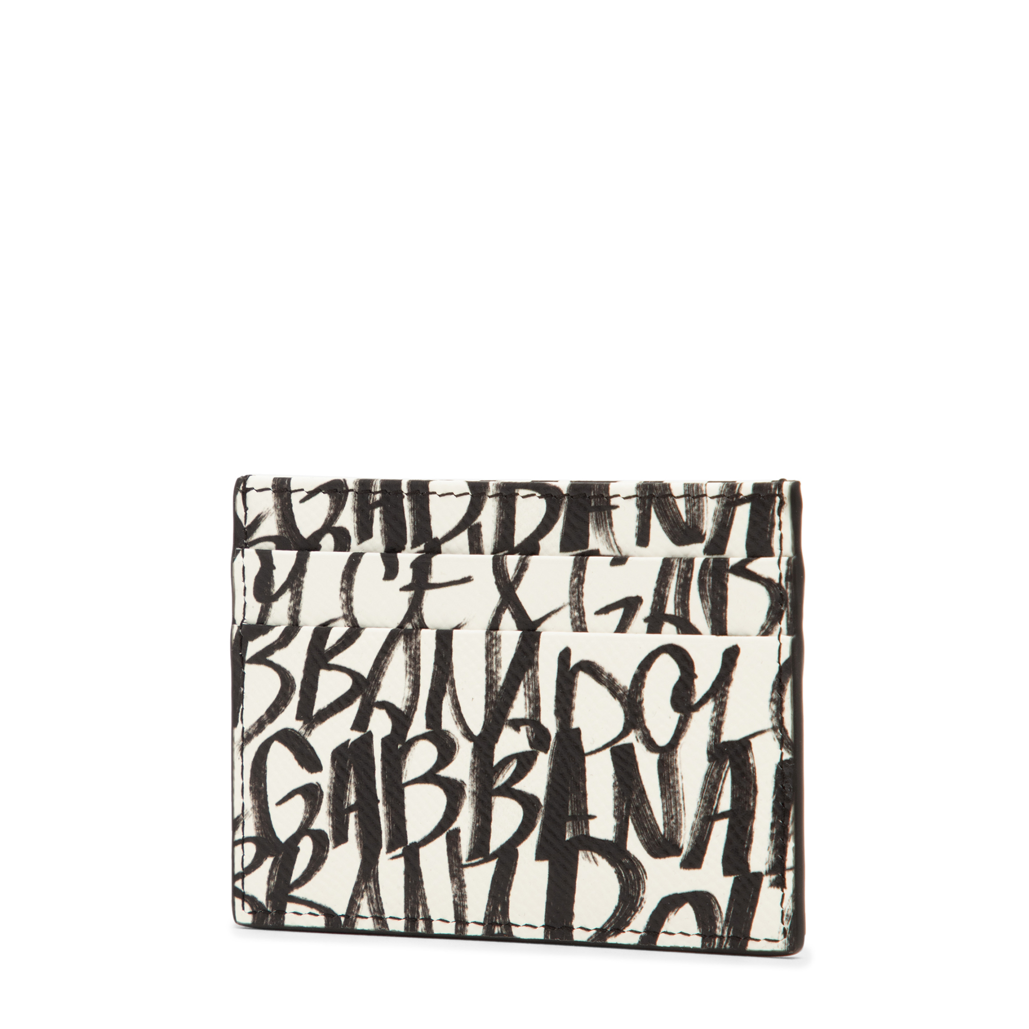 

Logo print leather cardholder, Prints