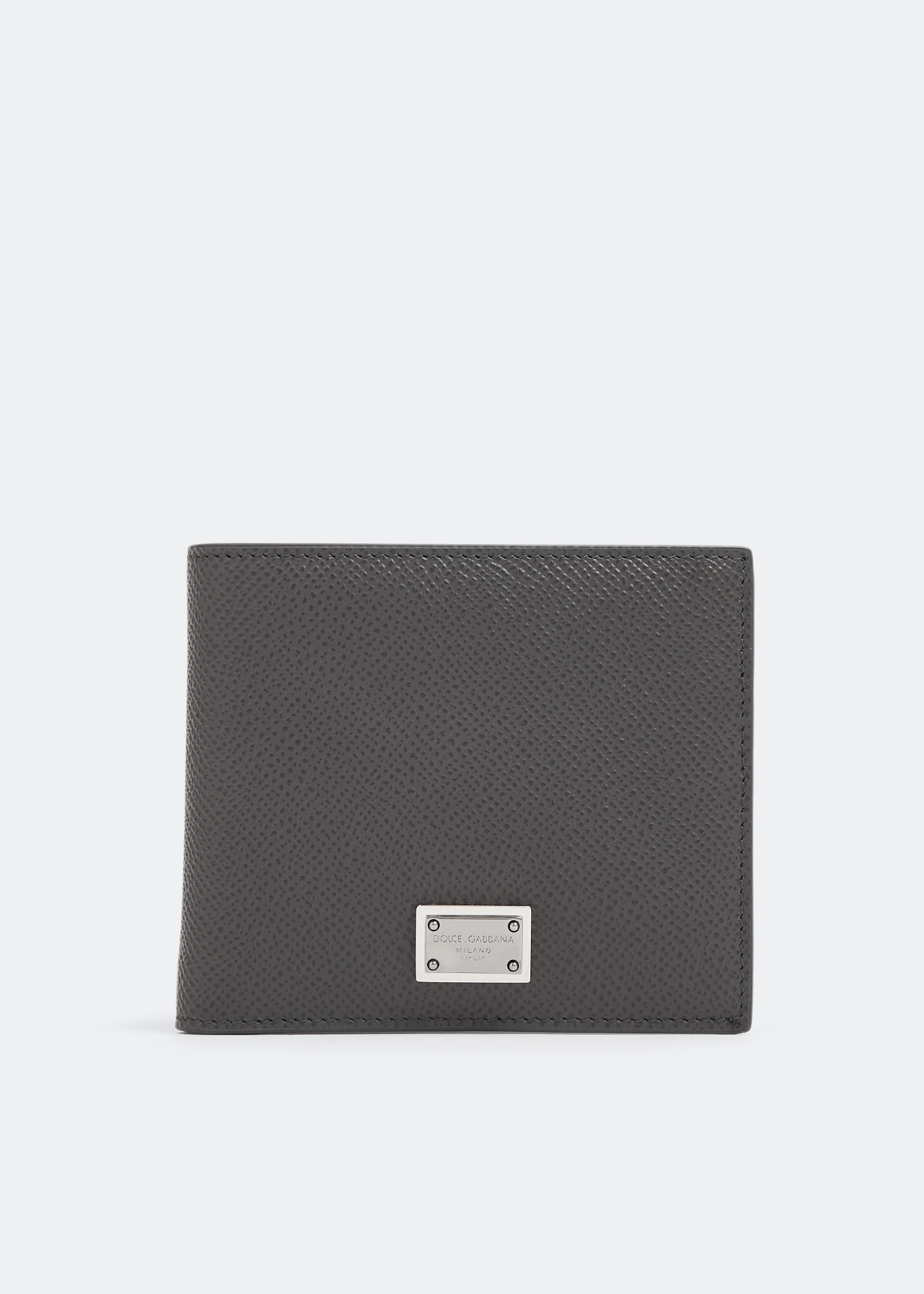 

Dauphine calfskin wallet, Grey