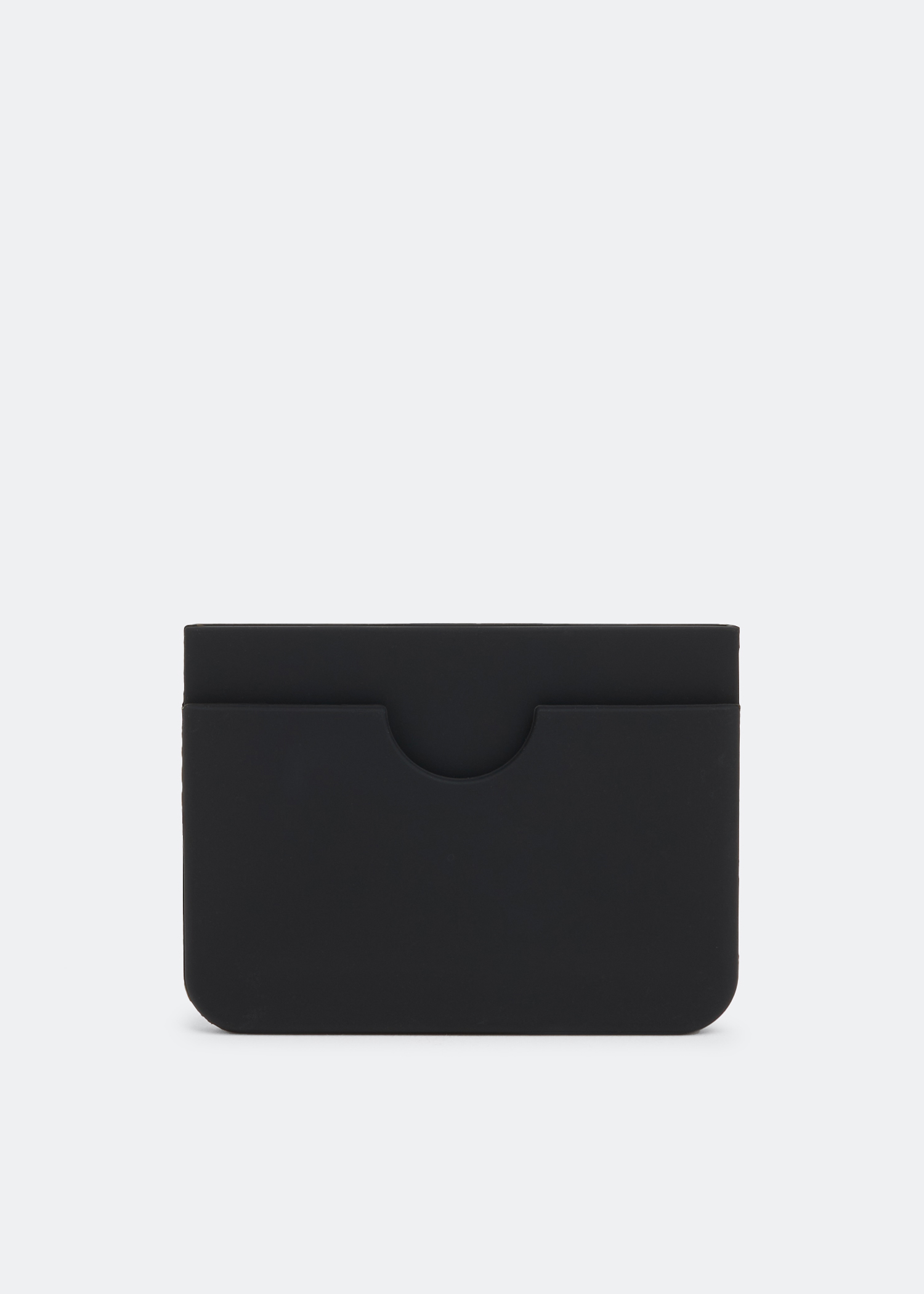 

Rubber logo card holder, Black