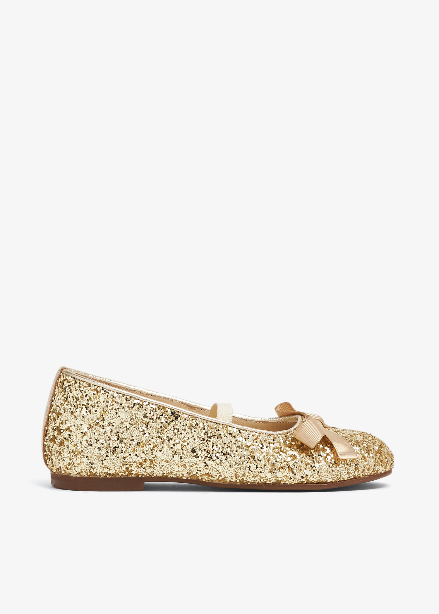 

Glitter ballerinas, Gold