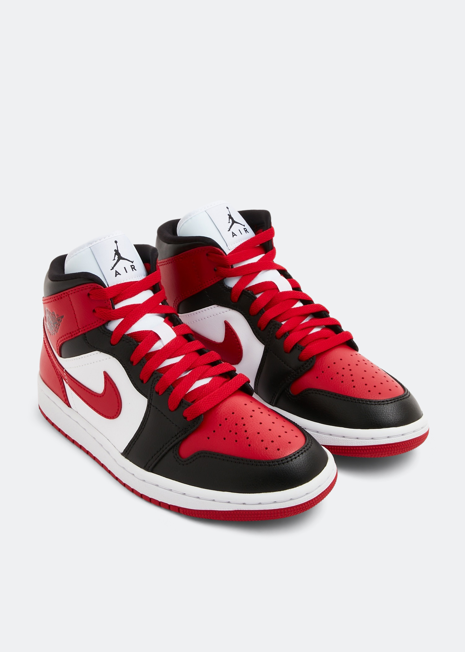 Nike Air Jordan 1 Mid 'Alternate Bred Toe' sneakers for Women