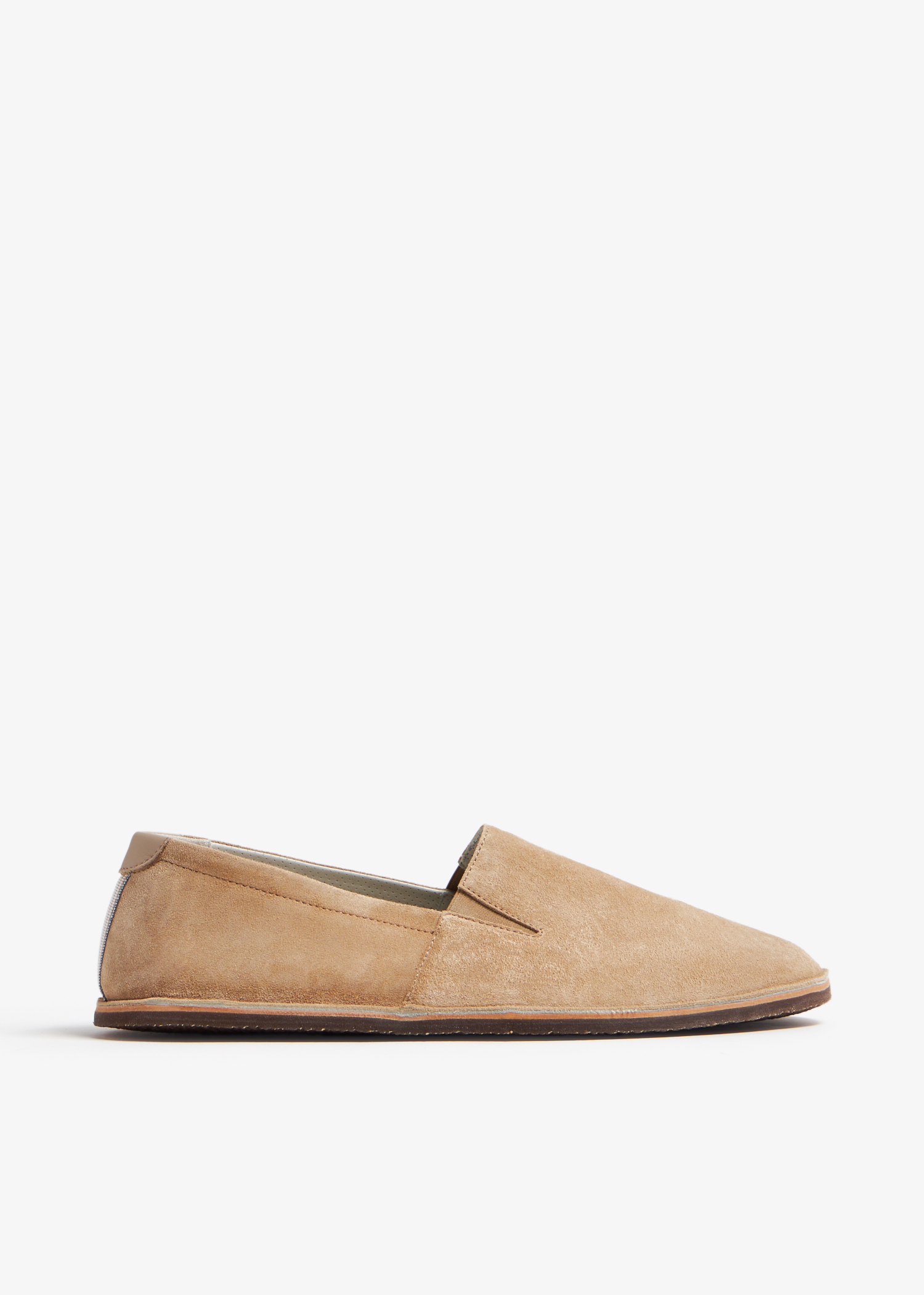 

Suede slippers, Beige