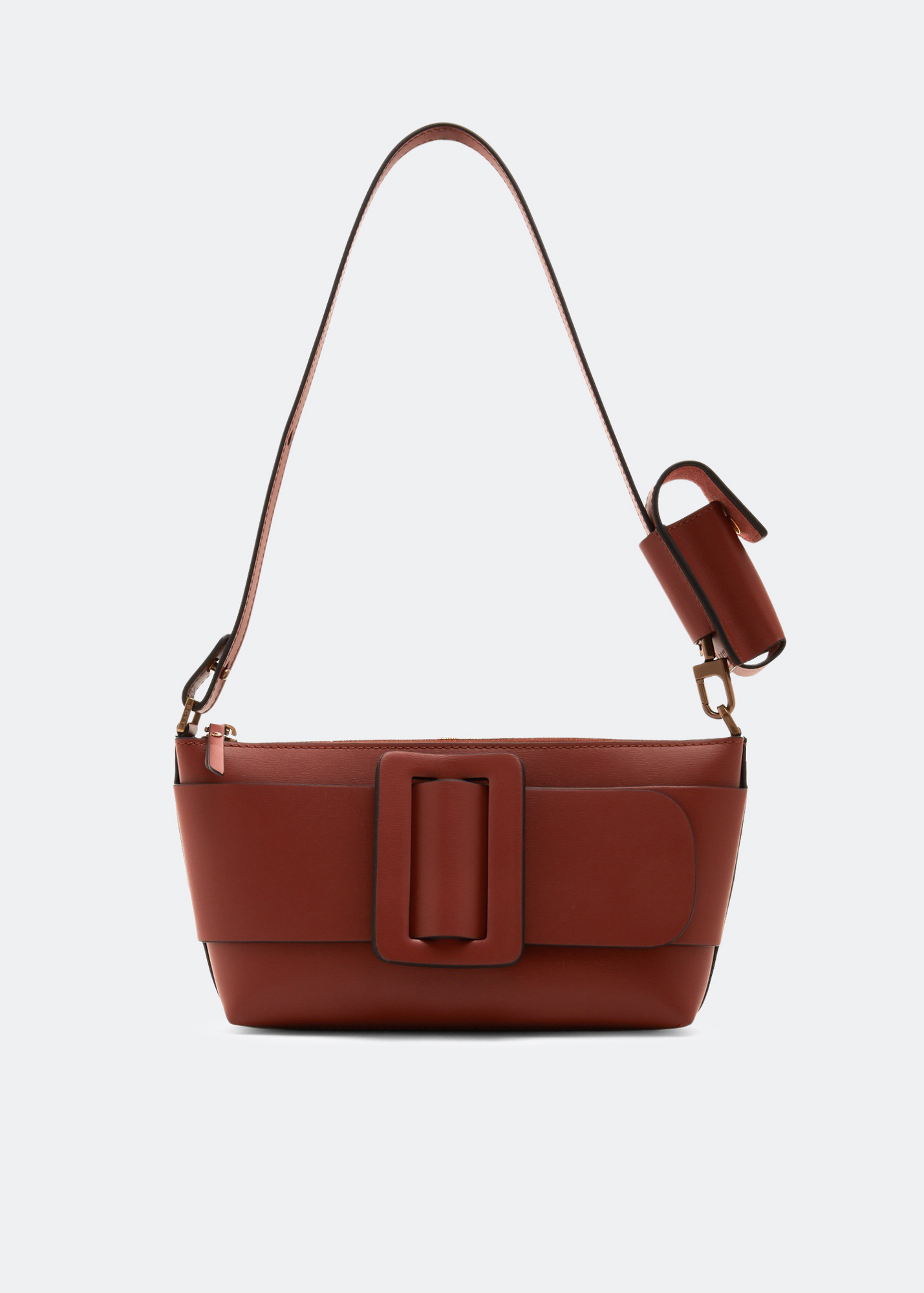 Buckle pouchette leather handbag by Boyy