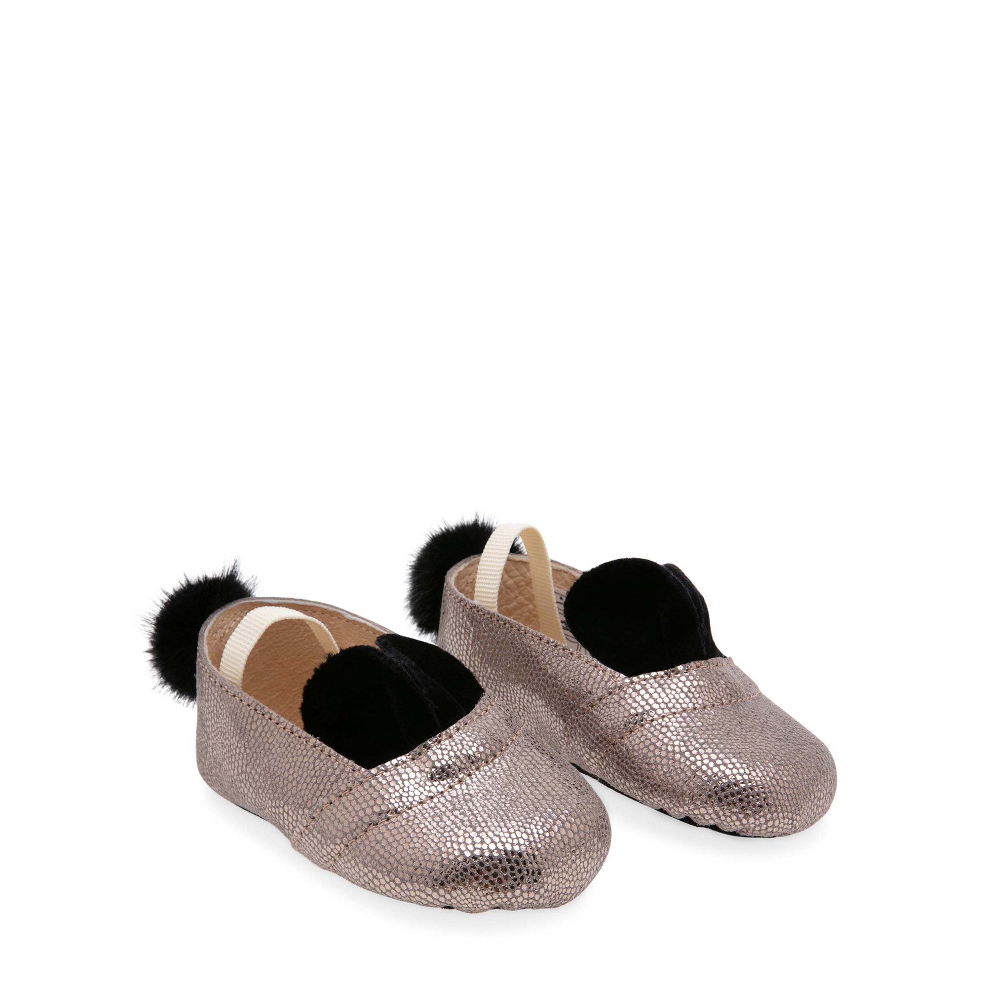 

Bunny crib shoes, Gold