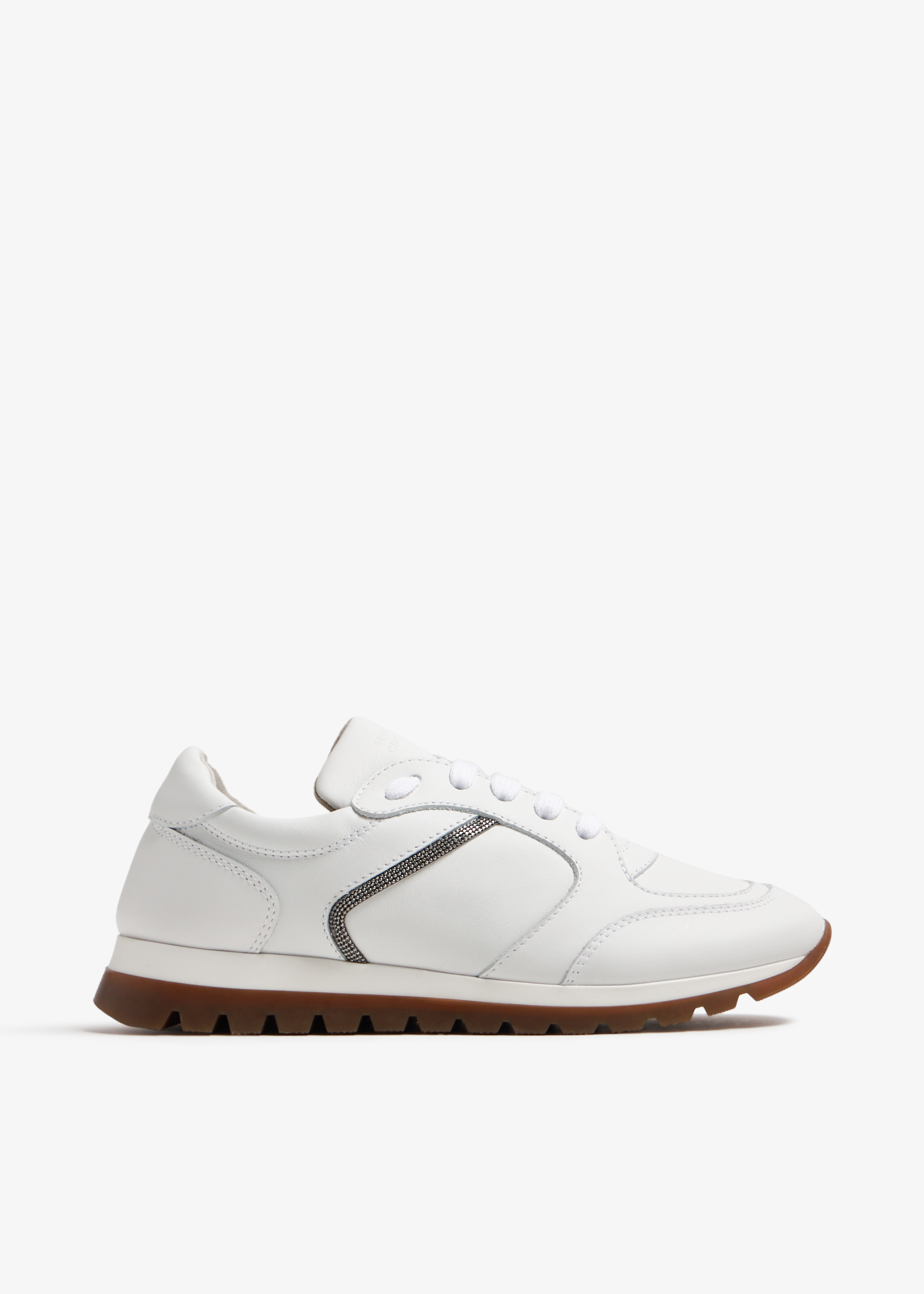 

Monili Calfskin sneakers, White