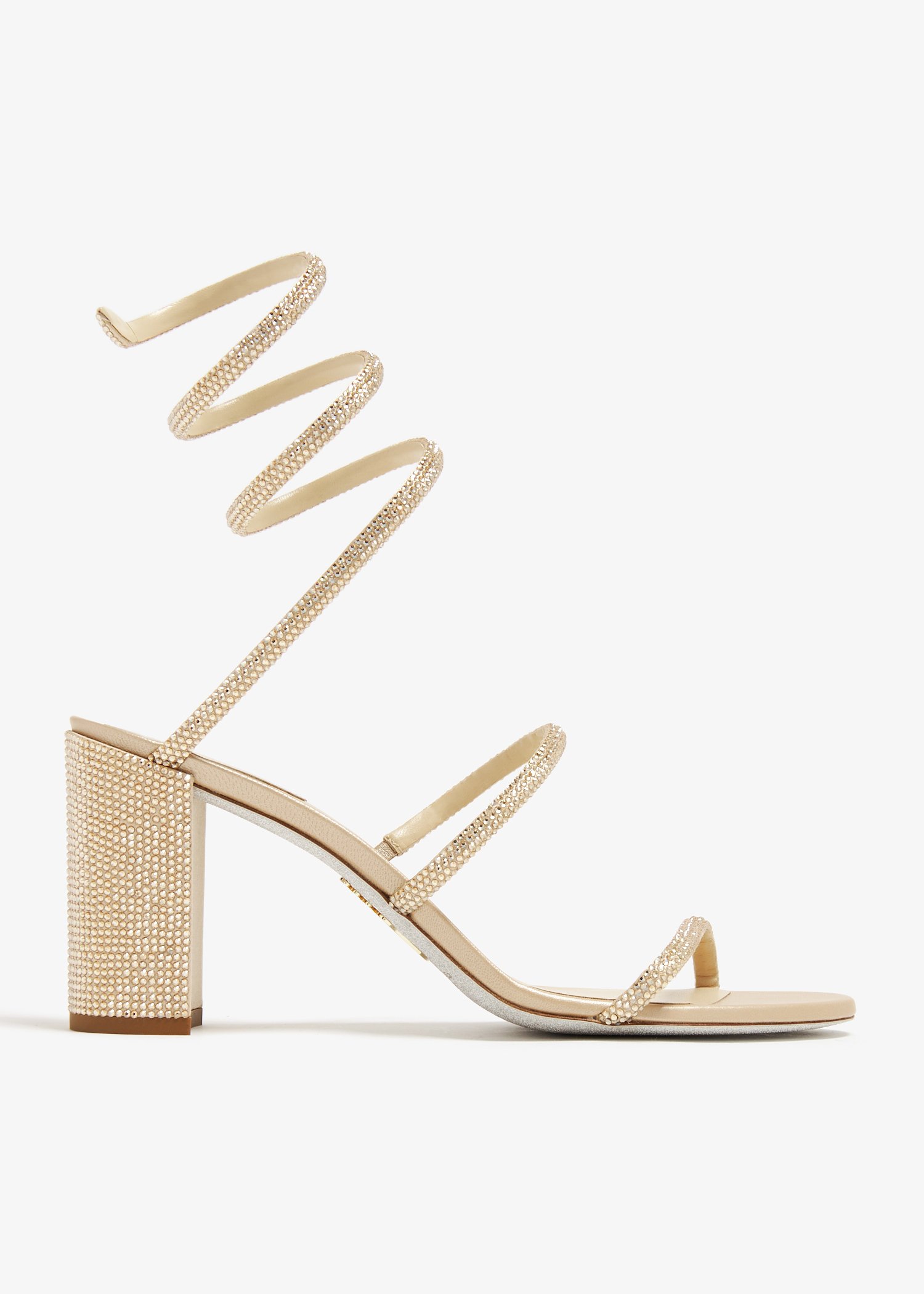 

Cleo crystal-embellished sandals, Gold