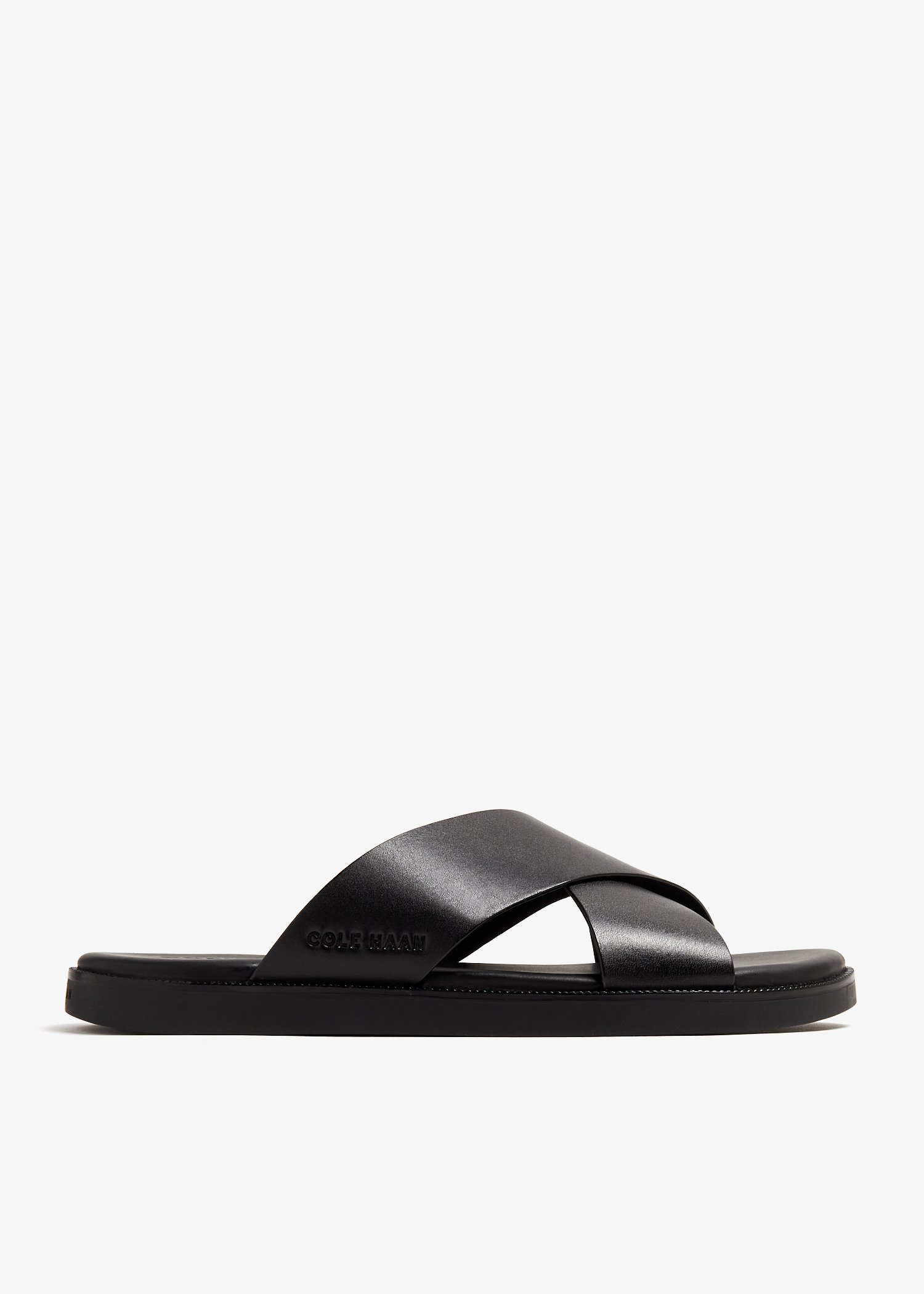 

Nantucket cross-strap sandals, Black