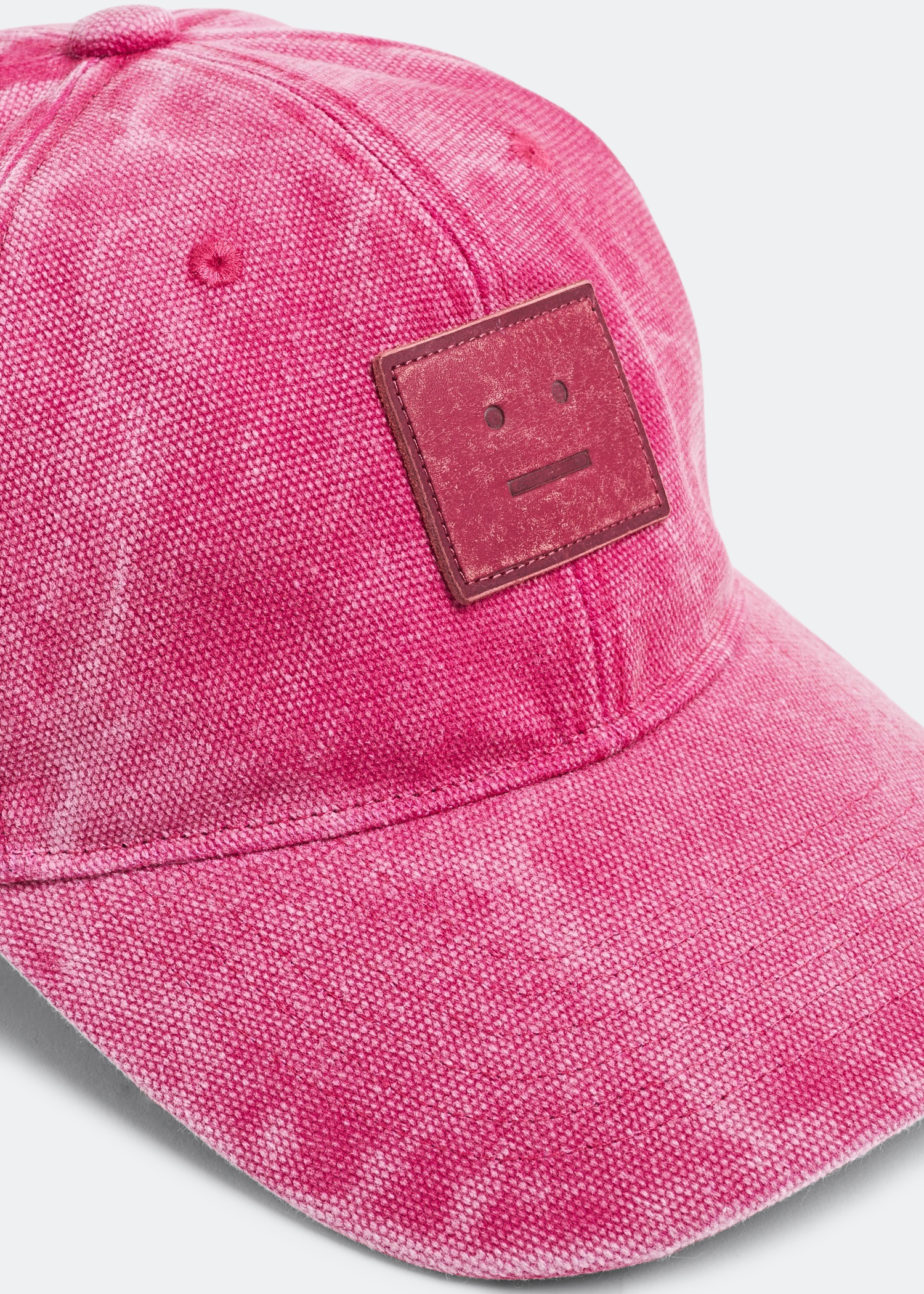 

Face logo cap, Pink