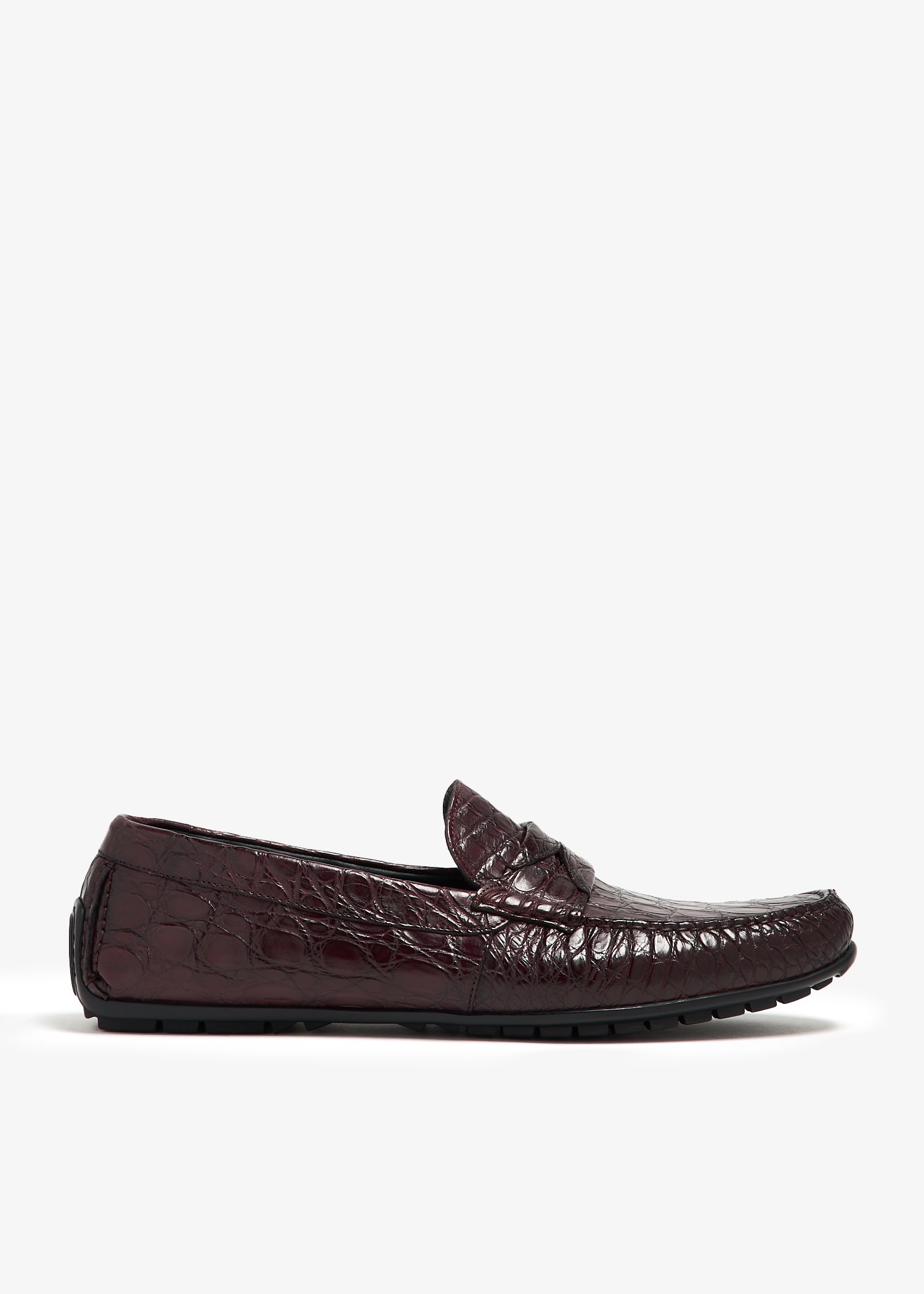 

Caiman driver shoes, Burgundy