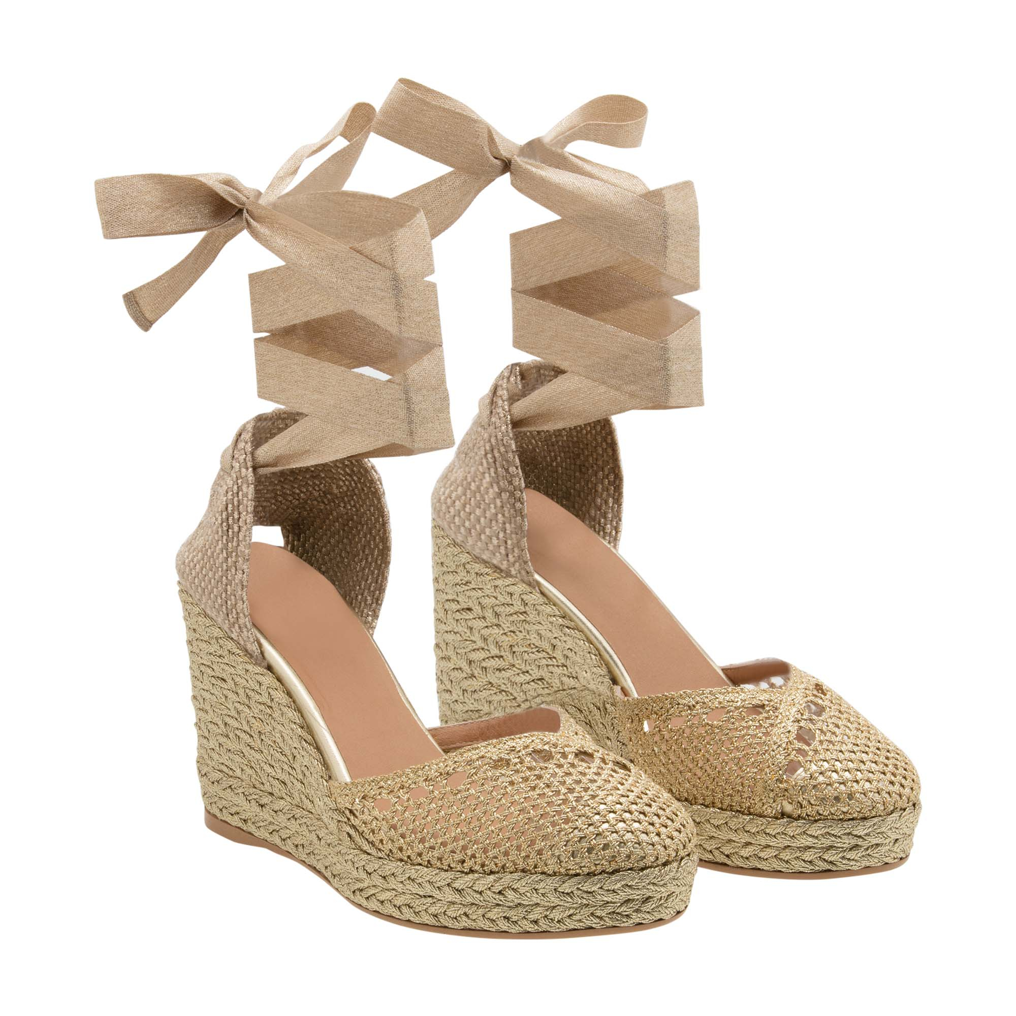 

Carrie wedge espadrilles, Beige