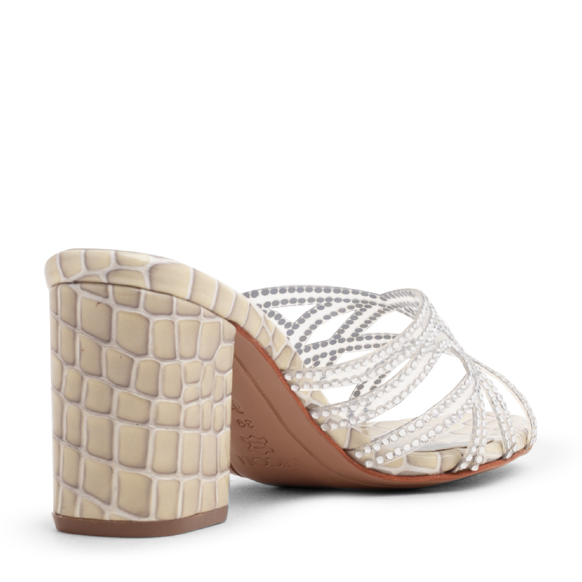 

Catkin crystal sandals, Beige