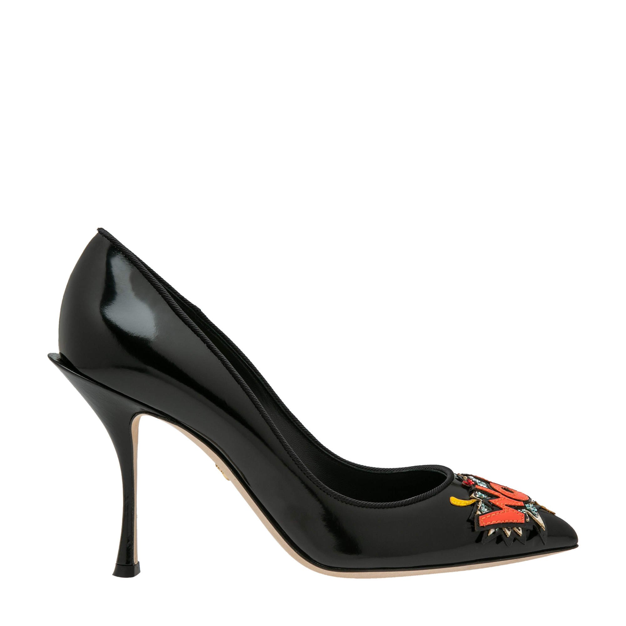 

Patent-leather pumps, Black