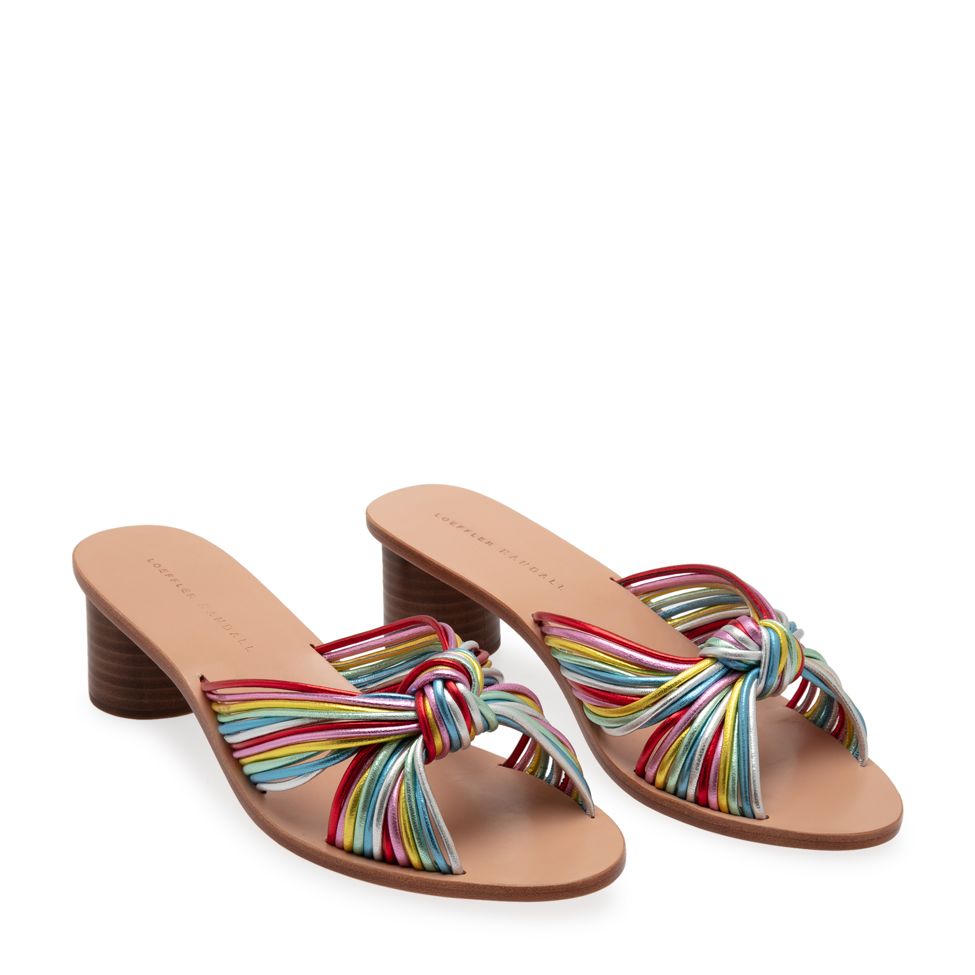 

Celeste knot sandals, Multi-coloured