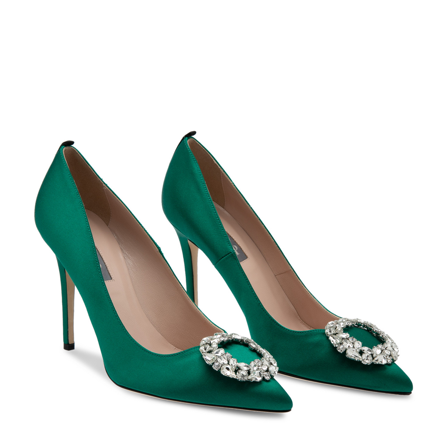 

Chance glitter pumps, Green