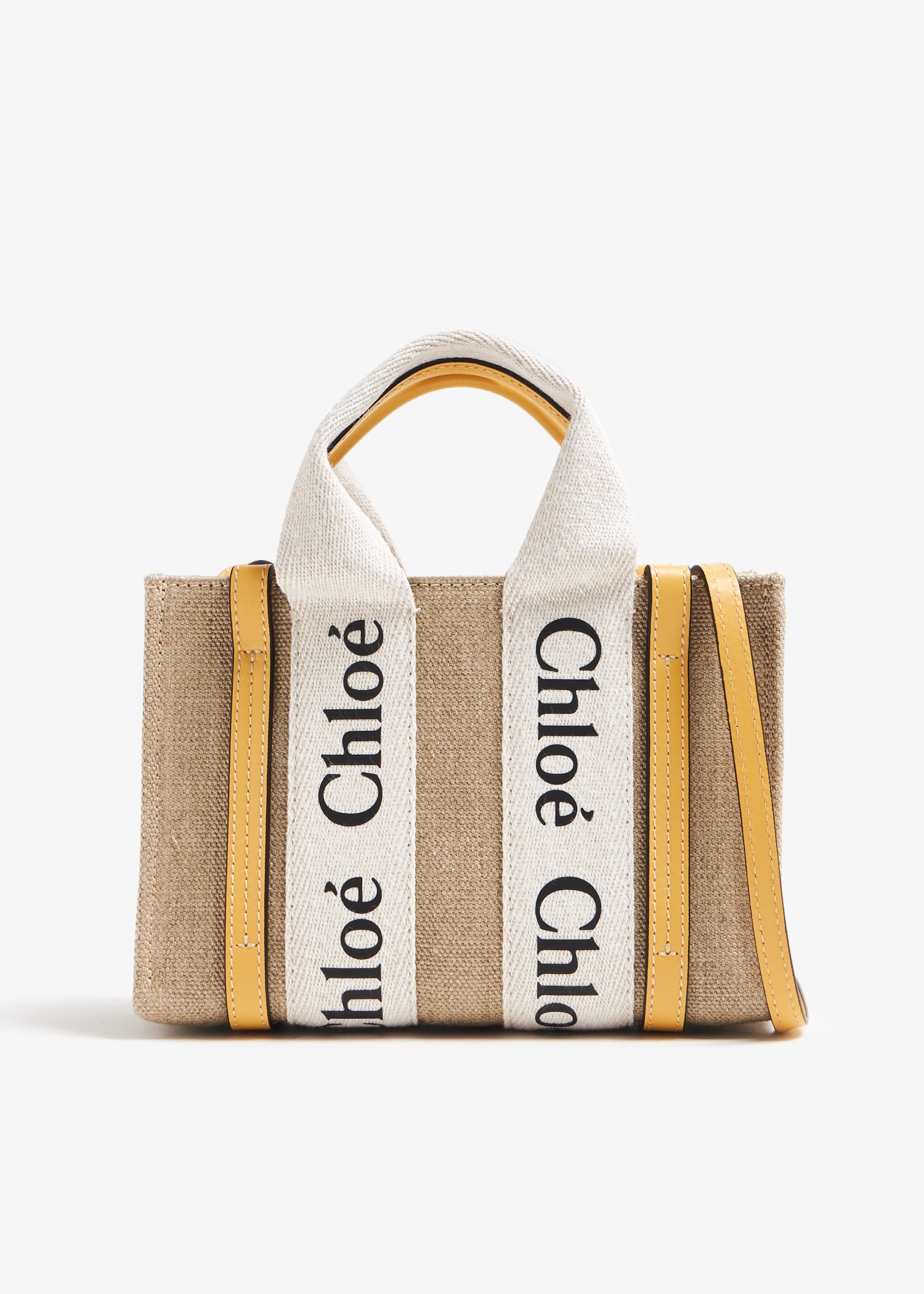 

Woody mini tote bag, Beige