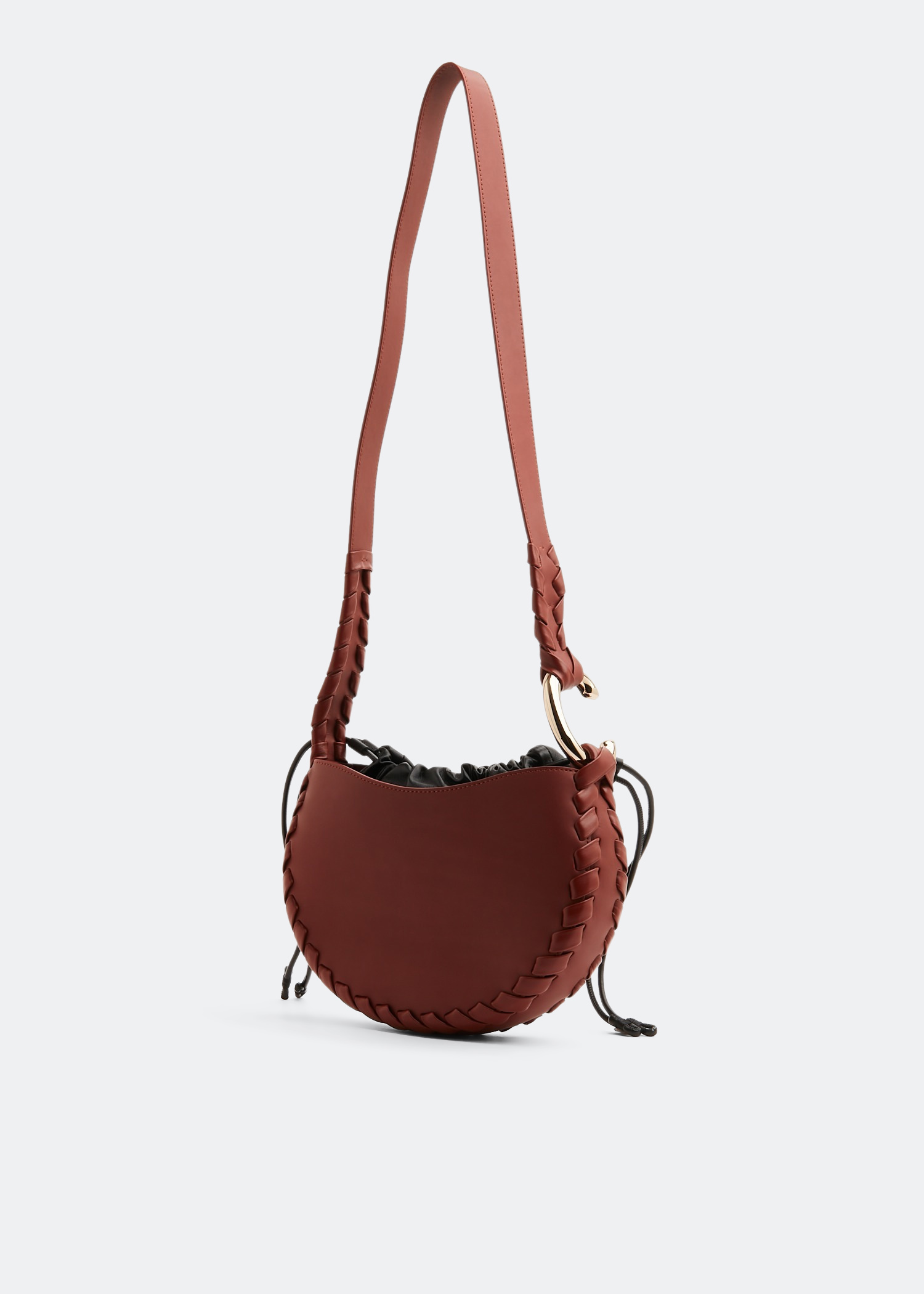 Mate small nude hobo bag