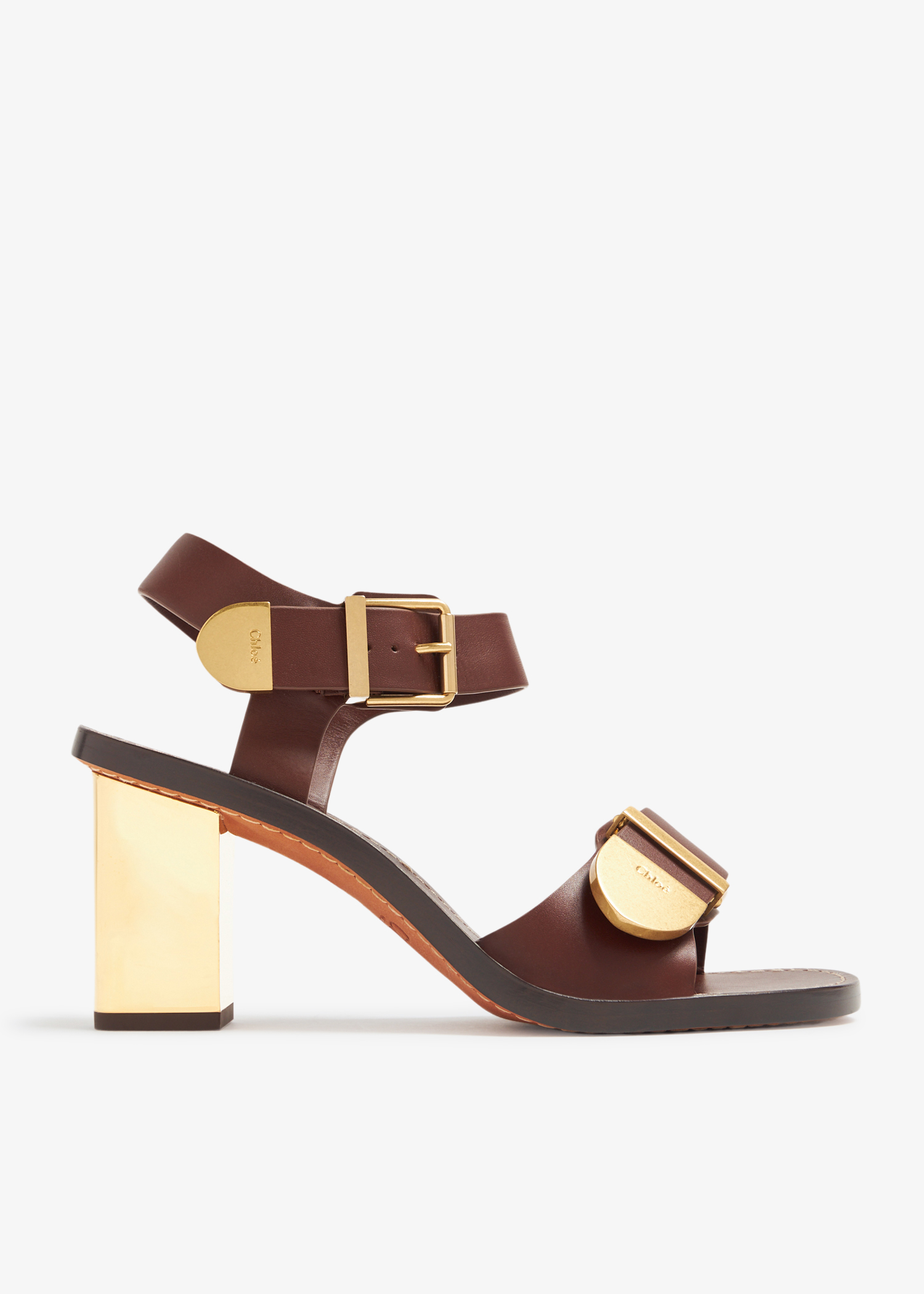 

Rebecca high-heel sandals, Brown