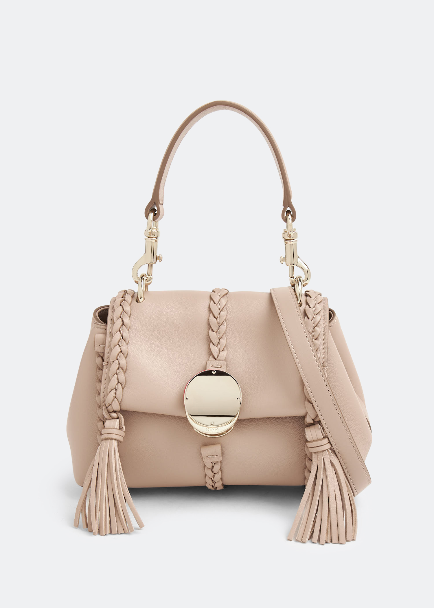 

Penelope mini soft shoulder bag, Beige