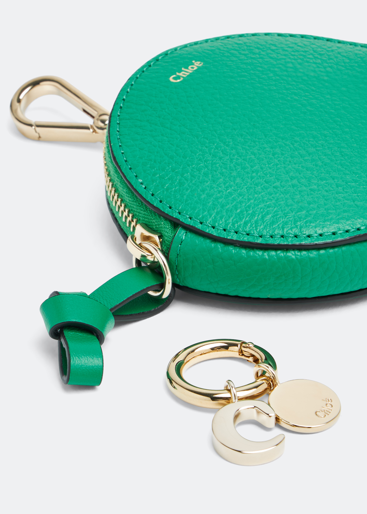 Chloé Alphabet coin purse for Women - Green in UAE | Level Shoes