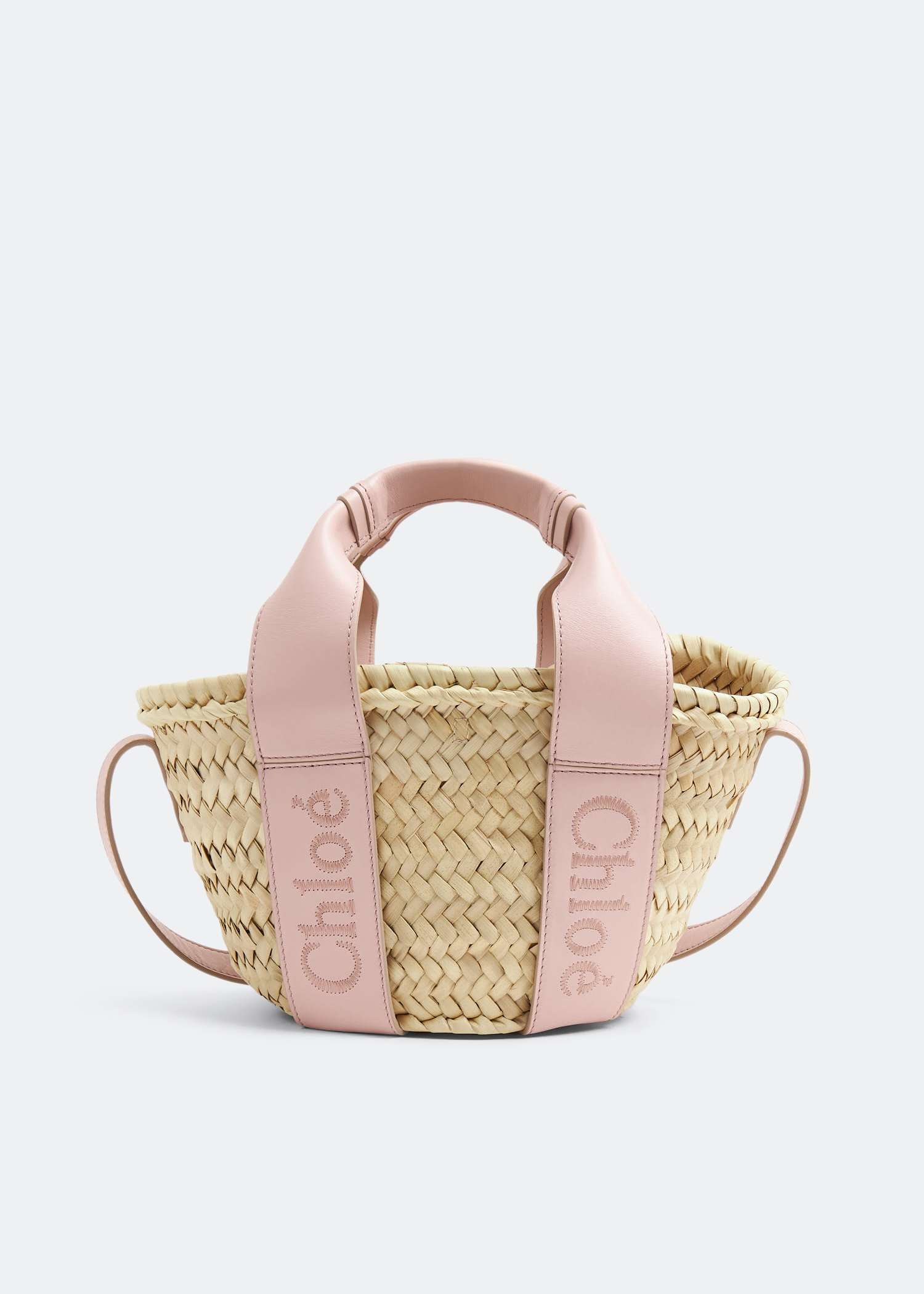 

Chloé Sense small basket bag, Beige