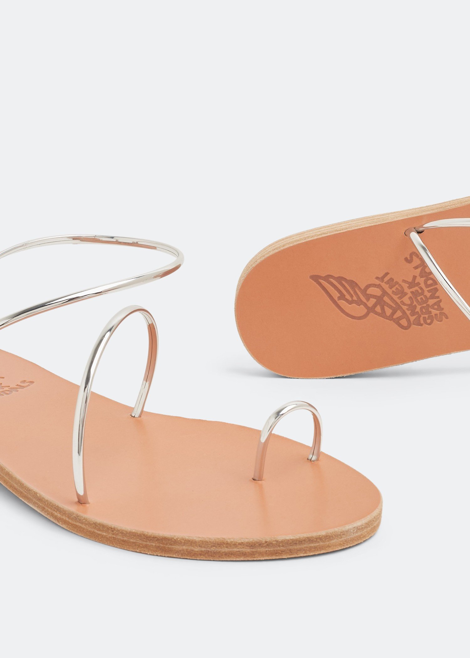 Ancient Greek Sandals Chora sandals for Women Silver in UAE