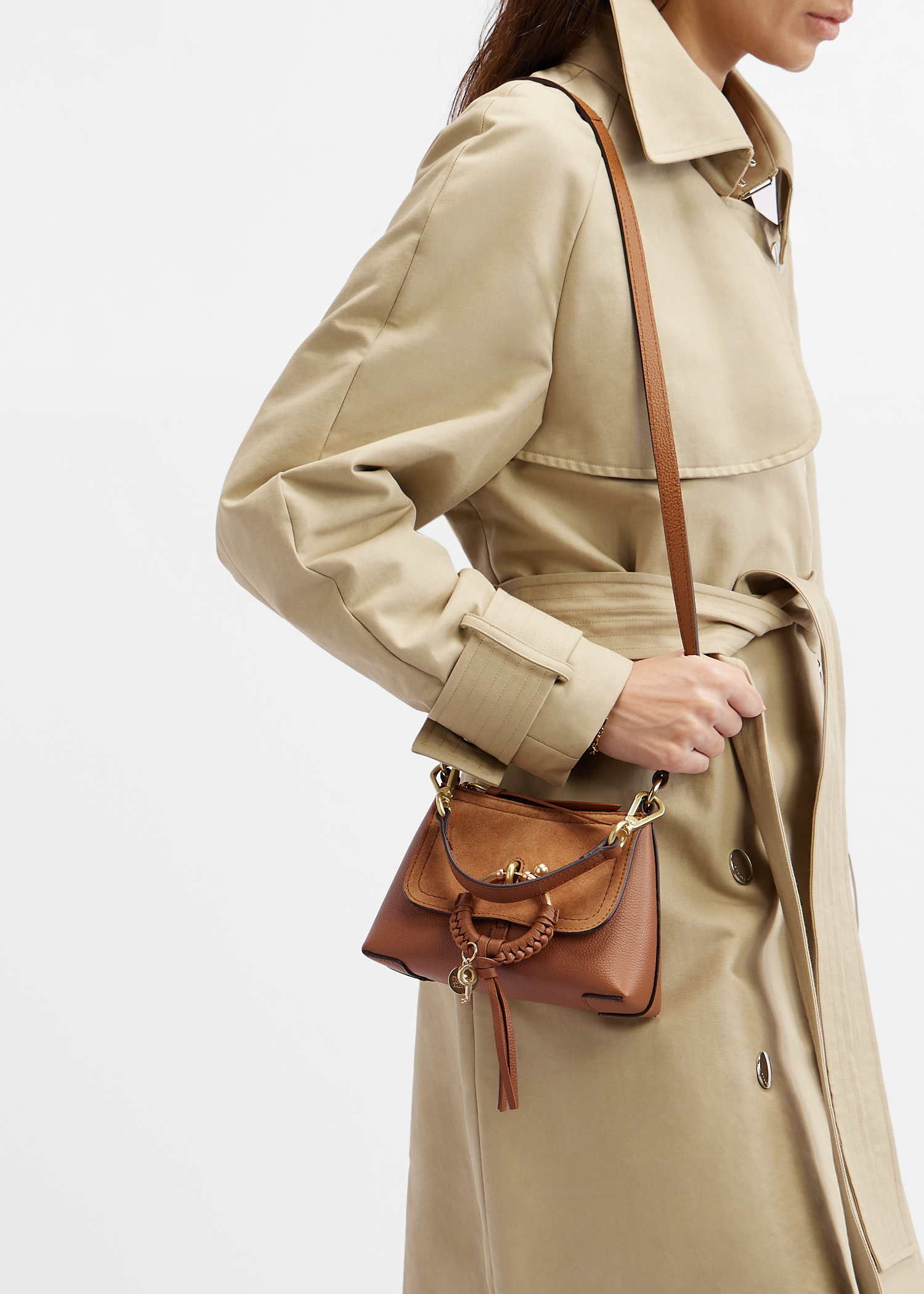 See By Chloé Mini Joan cross-body bag for Women - Brown in KSA | Level Shoes